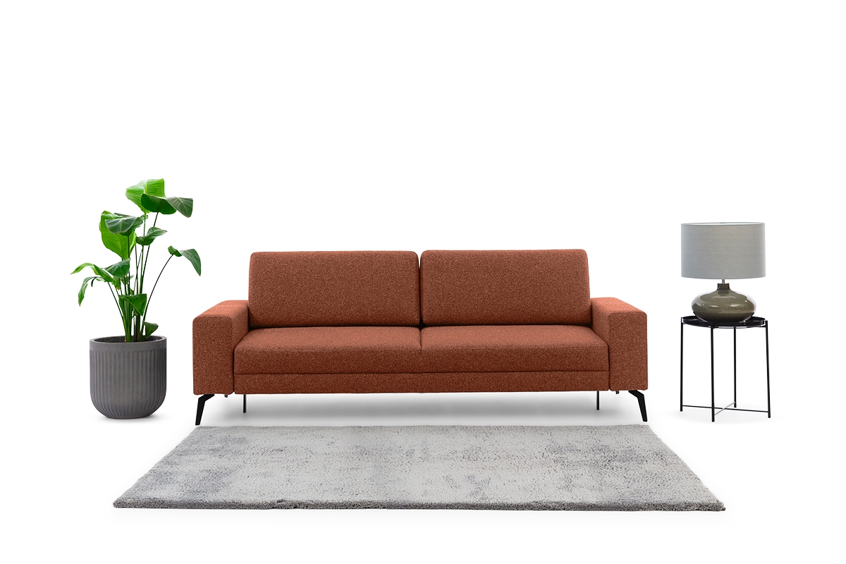 Rozkladacia pohovka Elentio Pohovka Elentio w minimalistycznej aranzacji 