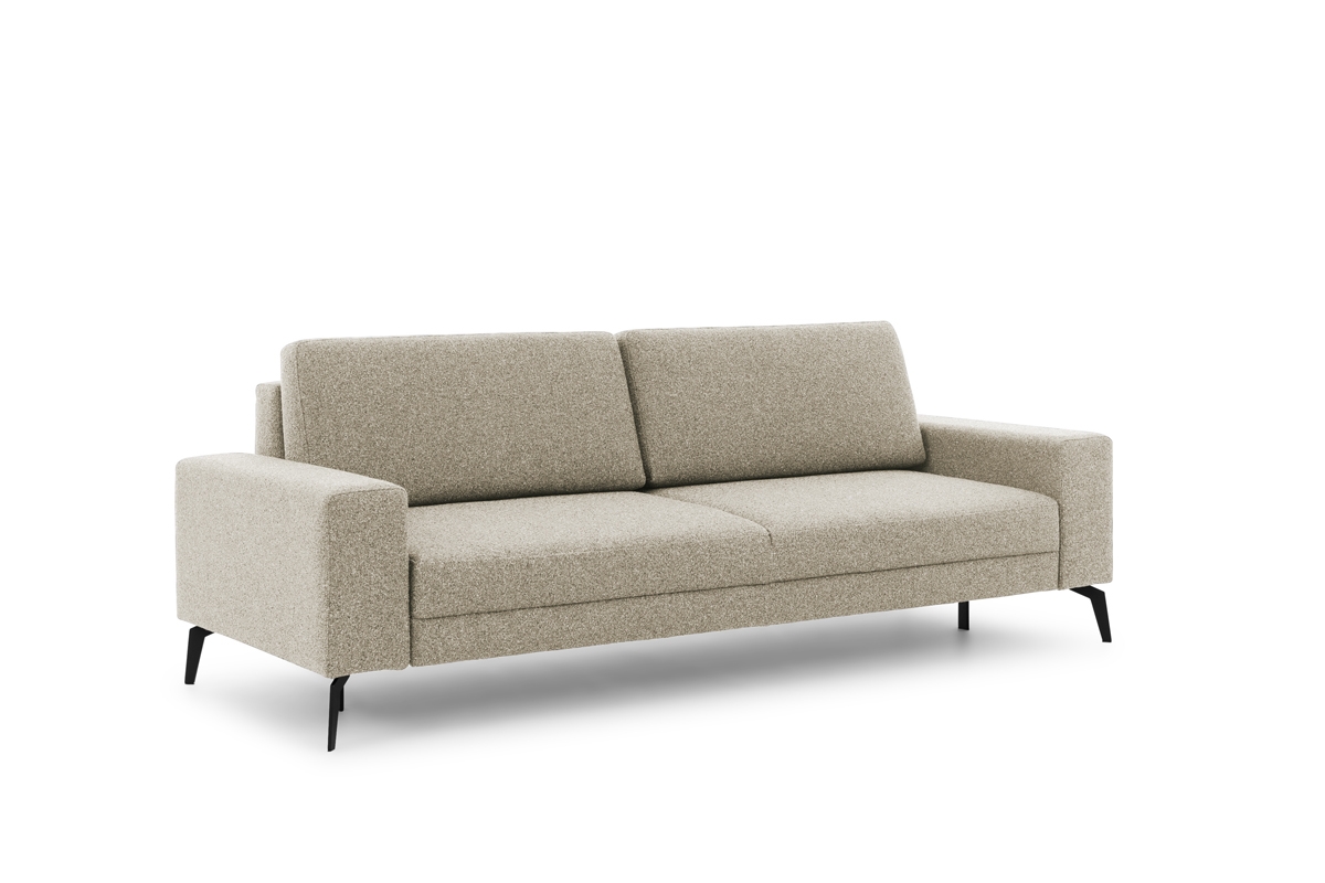 Rozkladacia pohovka Elentio Béžová Pohovka z wysokimi nozkami 