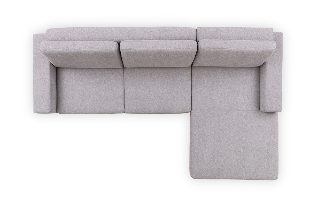 Rozkládací rohová sedací souprava Elentio Mini Rohová sedací souprava z poduszkami