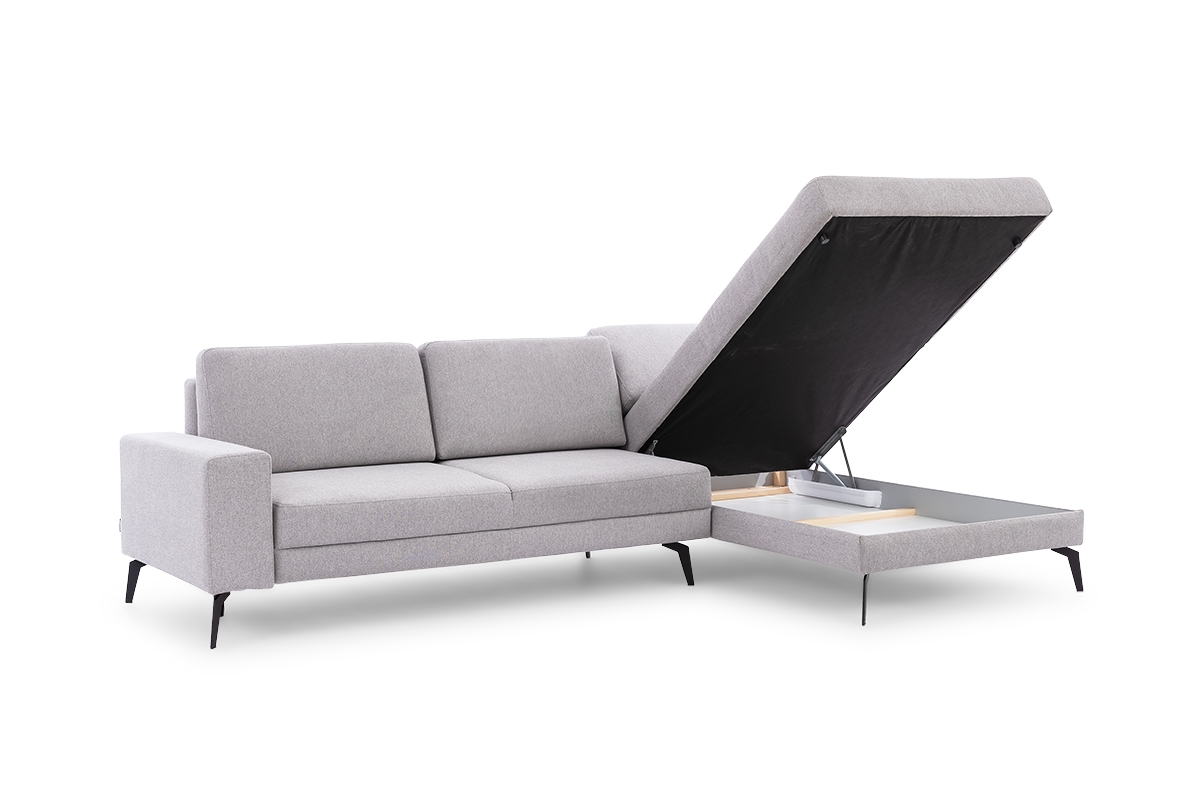 Rozkládací rohová sedací souprava Elentio Mini narozbik Elentio s úložným prostorem