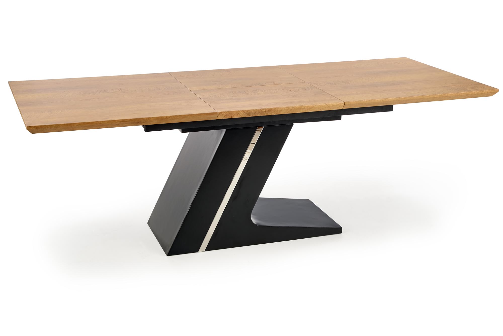 FERGUSON Stůl rozkládací Deska - přírodní, Nohy - Černé ferguson stůl rozkládací Deska - přírodní, Nohy - Černý
