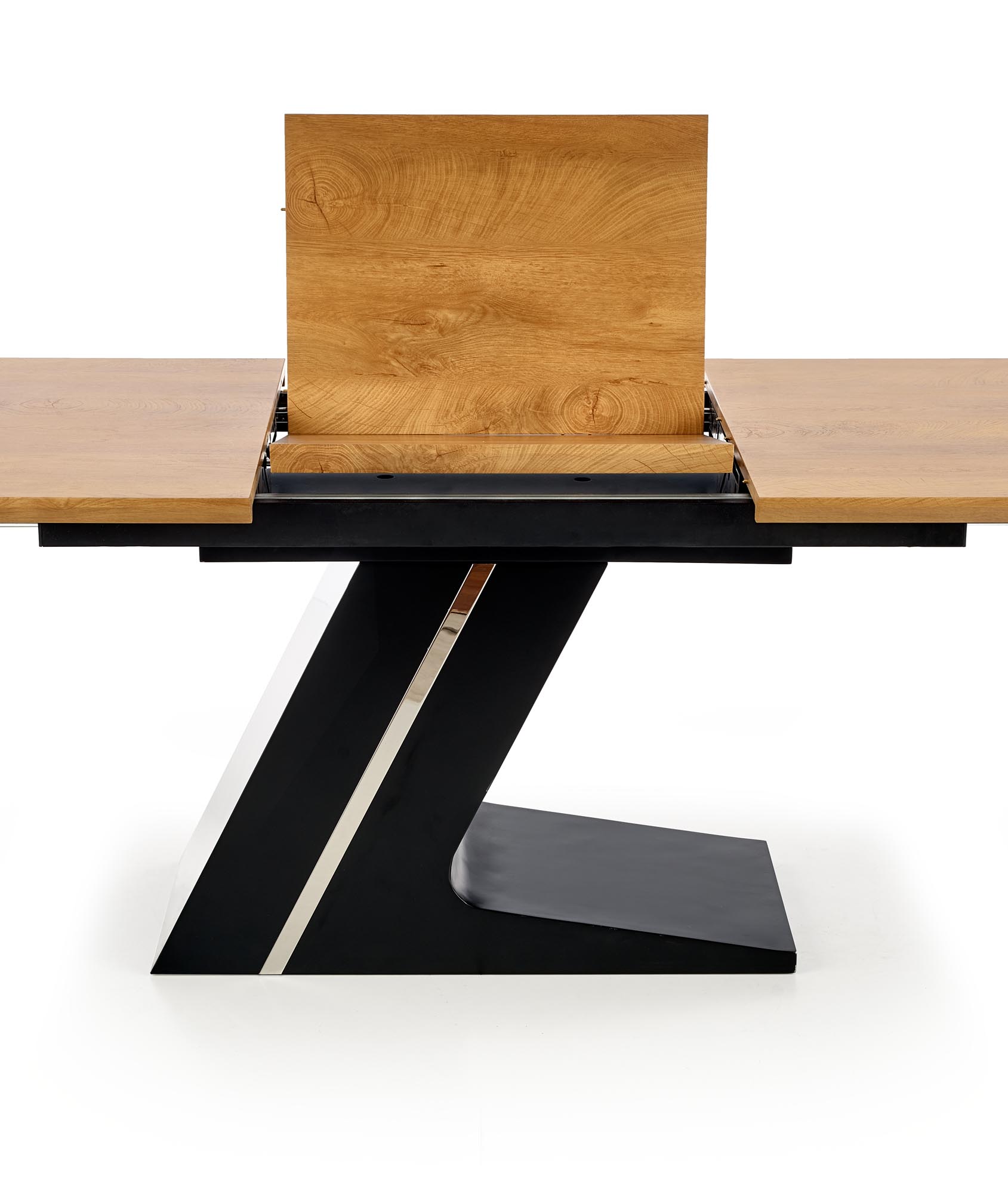 FERGUSON Stůl rozkládací Deska - přírodní, Nohy - Černé ferguson stůl rozkládací Deska - přírodní, Nohy - Černý