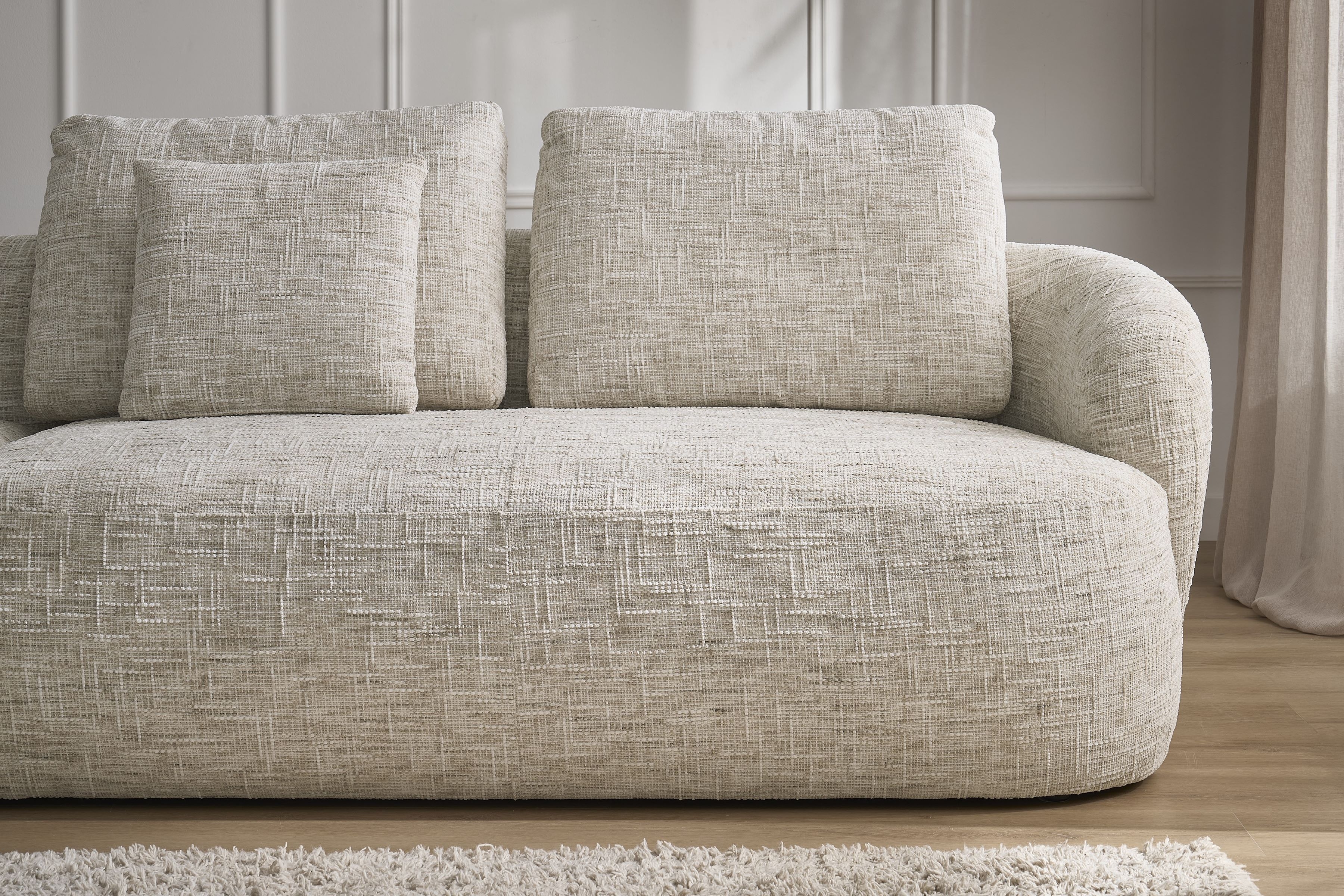 Finezal 2P - béžová tkanina Tracy 211-04 Finezal 2P - béžová plecionka Tracy 211-04