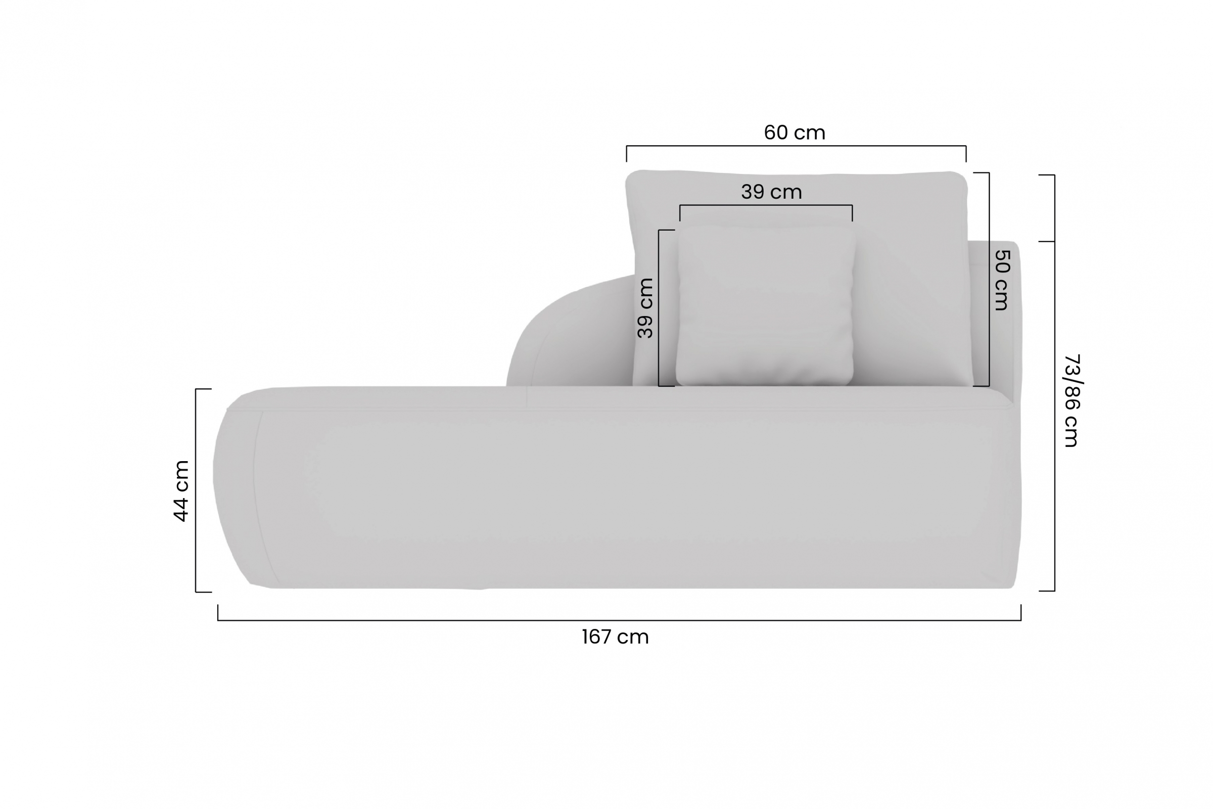 Otoman modul Finezal OTOL - levý Finezal OTOL