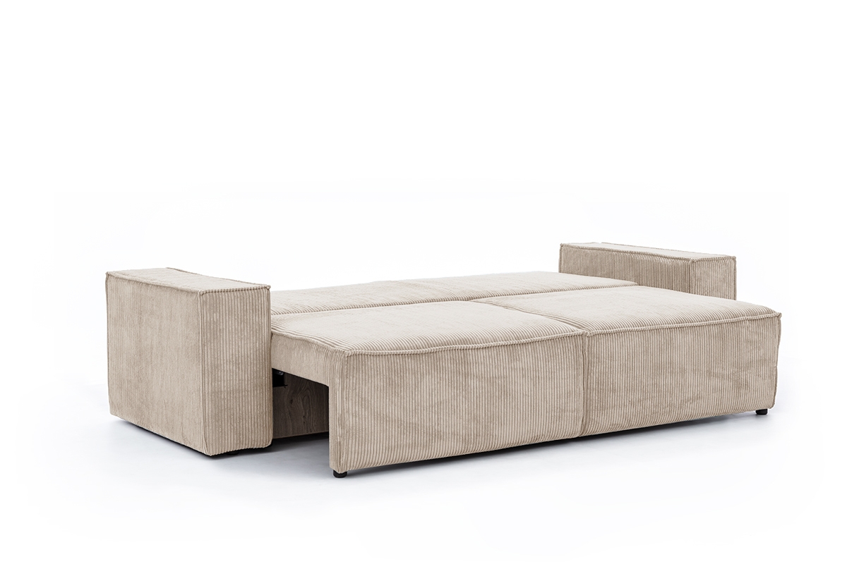 Rozkladacia pohovka Flabio - béžový menčester Lincoln 03 Pohovka Flabio rozkladanie