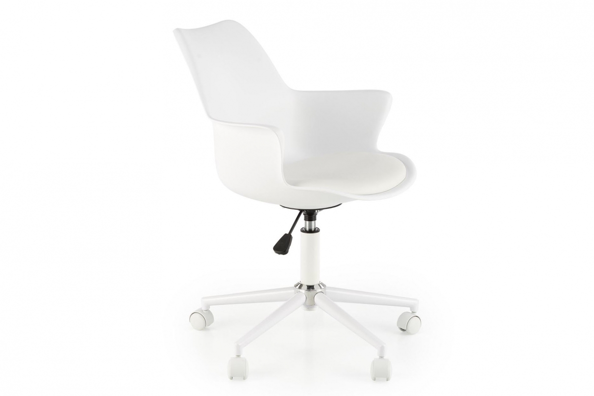Dětské křeslo Gasly - bílé Kancelářská židle Gasly - bílá Eko-kůže / bílá / biale Nohy