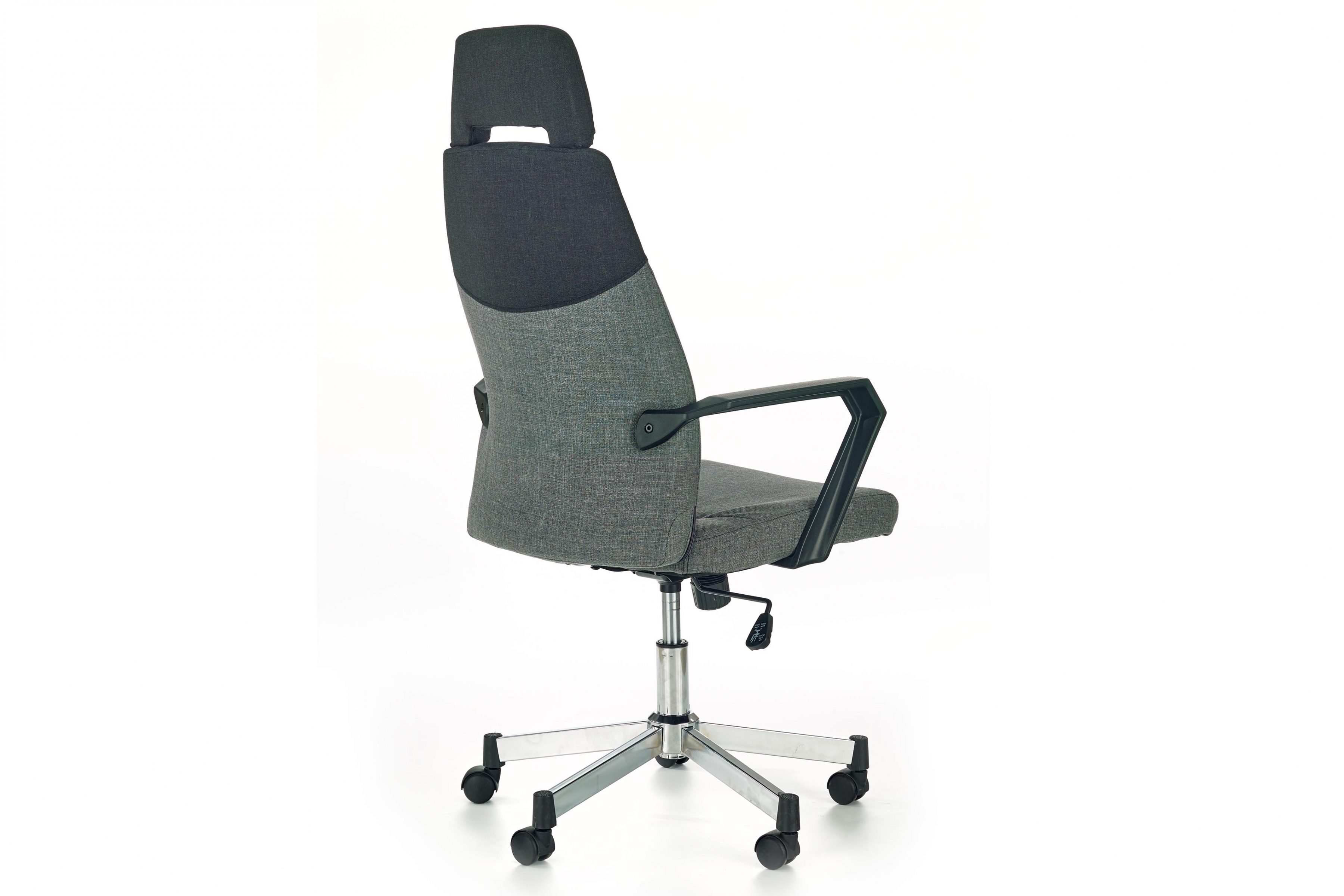 Kancelárske kreslo Olaf s opierkami - sivé / čierne Kancelárske kreslo Olaf z podlokietnikami - Popolový / Čierny