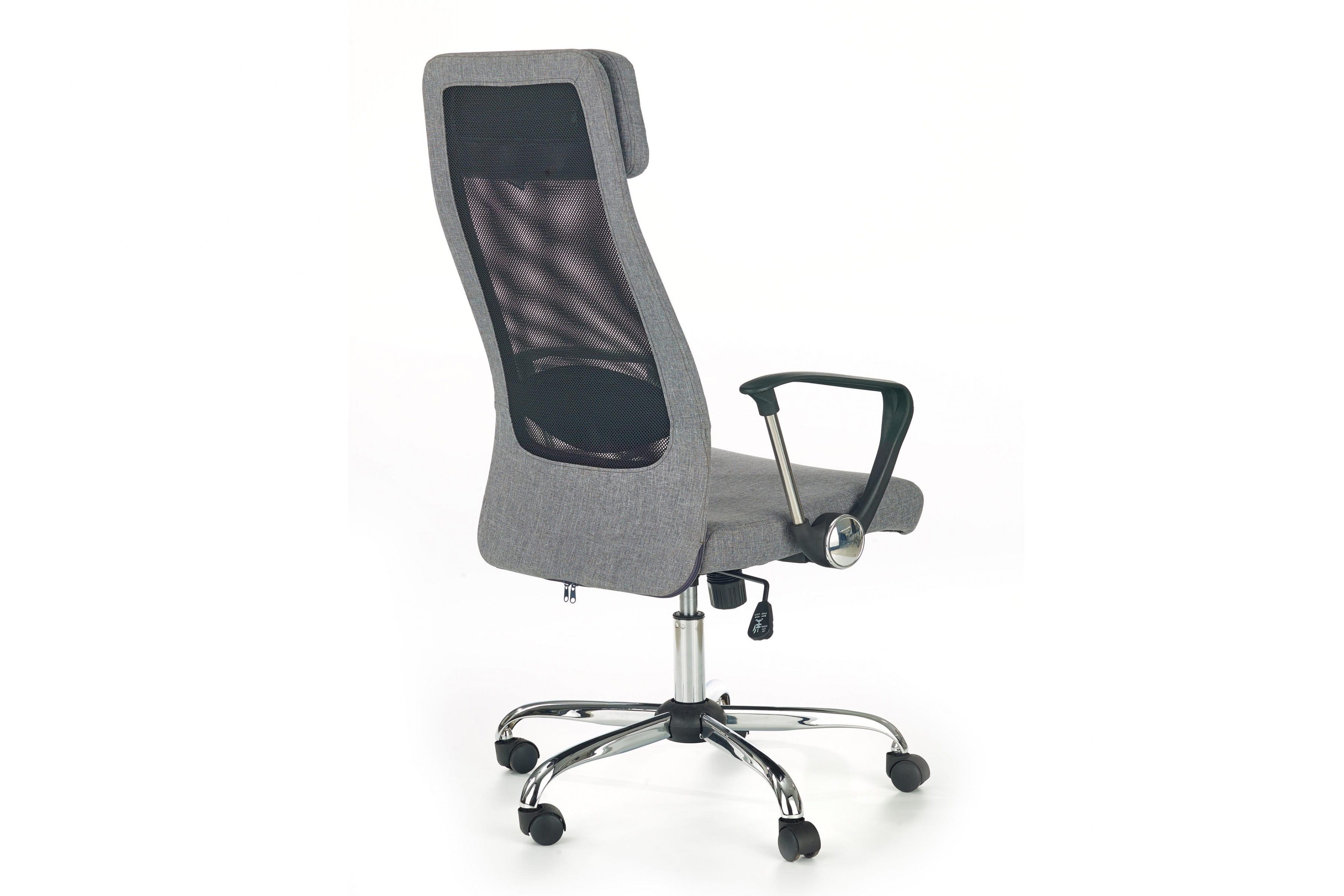 Kancelárske kreslo Ozilo s opierkami - sivé Kancelárske kreslo Zoom z podlokietnikami - Popolový