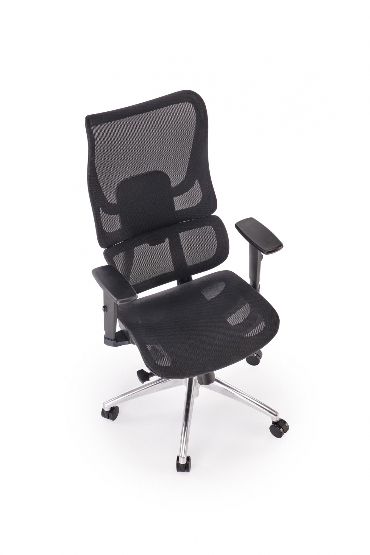 Ergonomická kancelárska stolička Casilo - čierna ekokoža Kreslo ergonomiczny Casilo otočna - Čierny