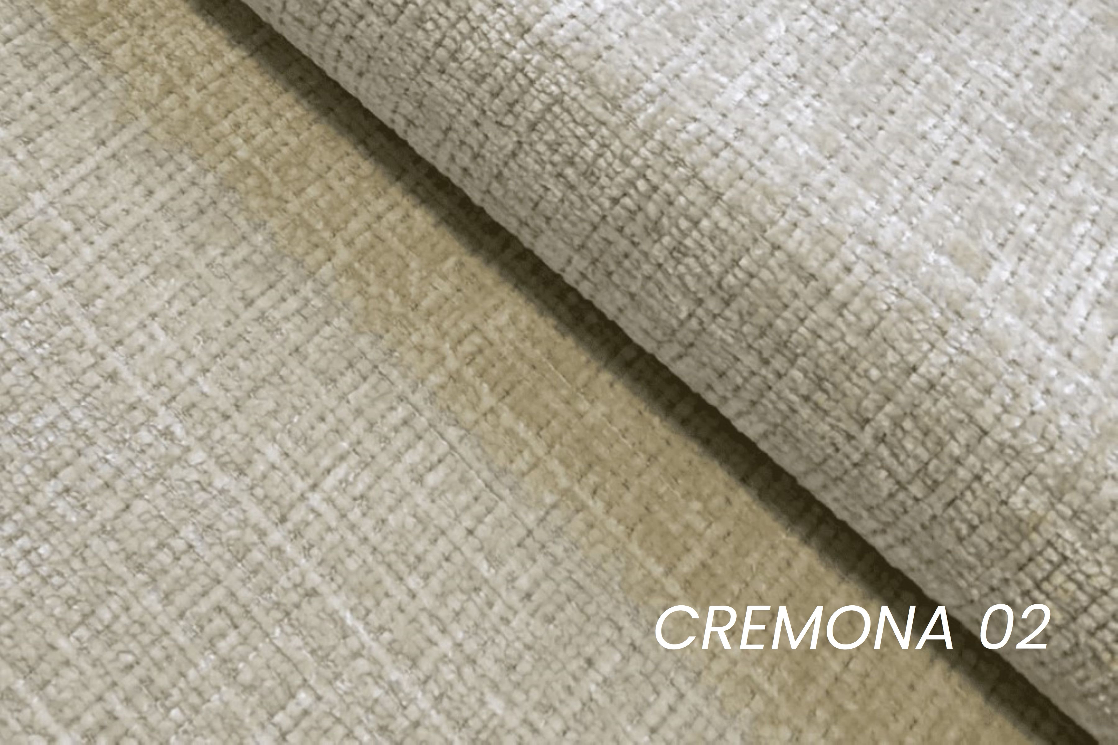 Otočná křeslo Finezal - béžový šenil Cremona 02 Křeslo Finezal obrotowy - Cremona 02