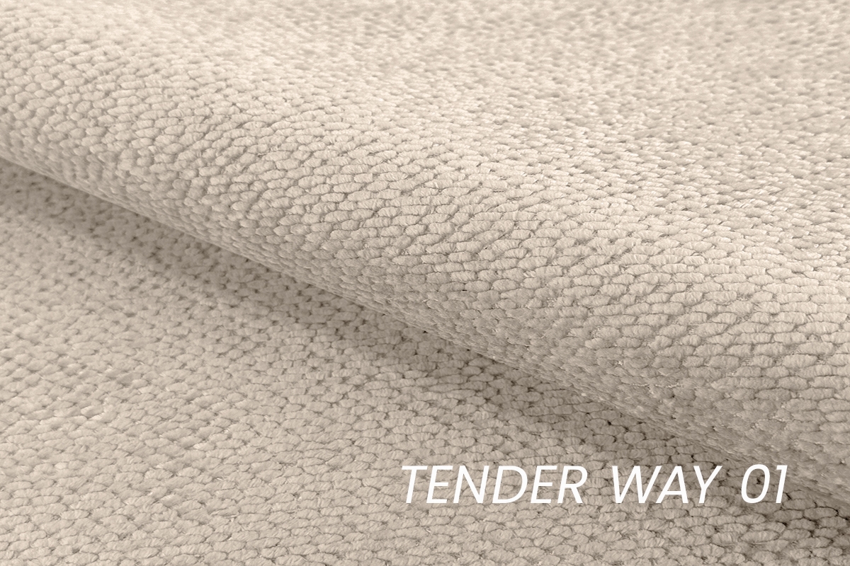 Otočné kreslo Finezal - krémová žinylka Tender Way 01 Kreslo Finezal otočna - Krémový šenil Tender Way 01