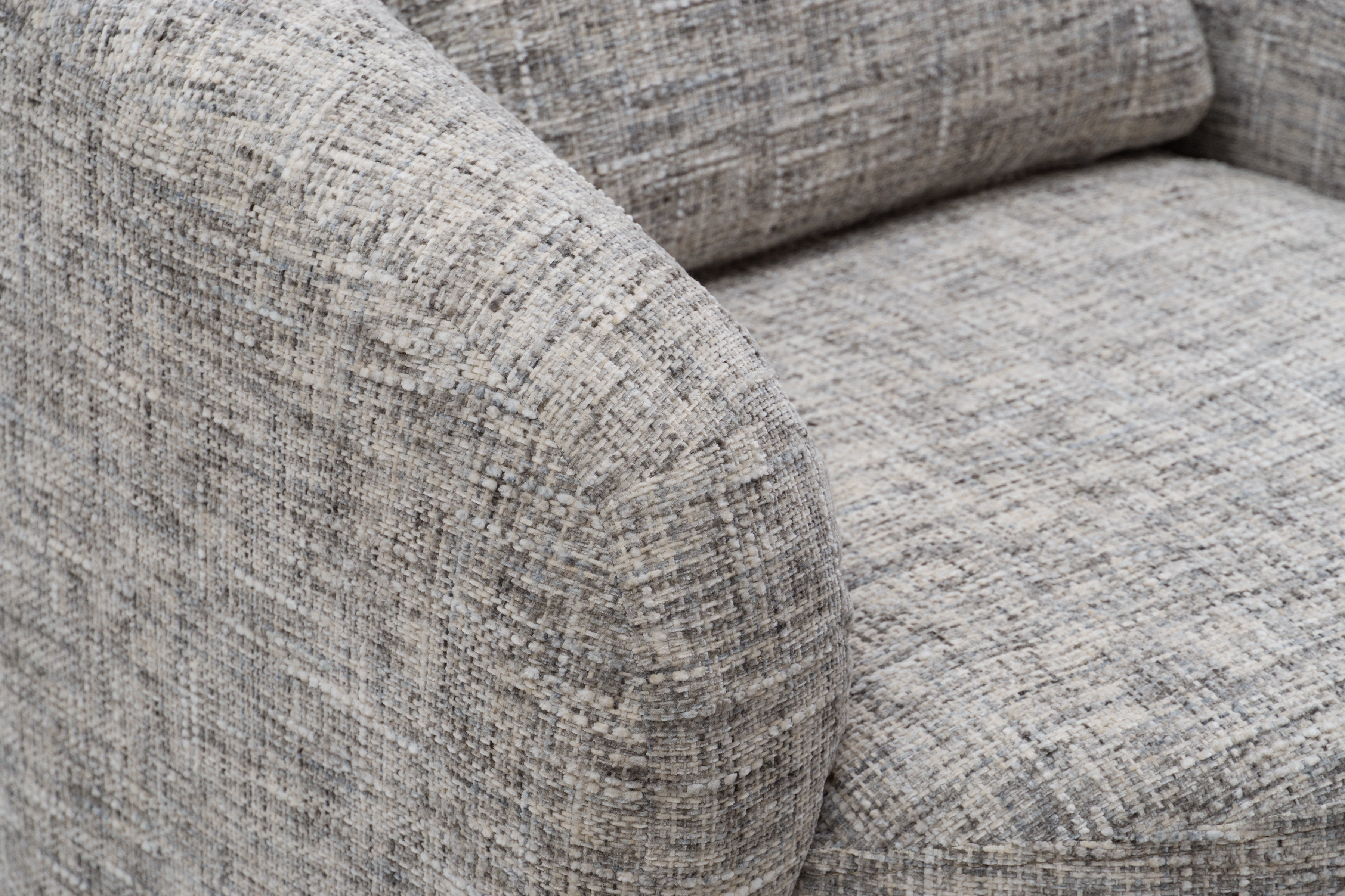 Otočné kreslo Finezal - sivá pletenina Tracy 211-12 Kreslo Finezal otočna - šedá plecionka Tracy 211-12