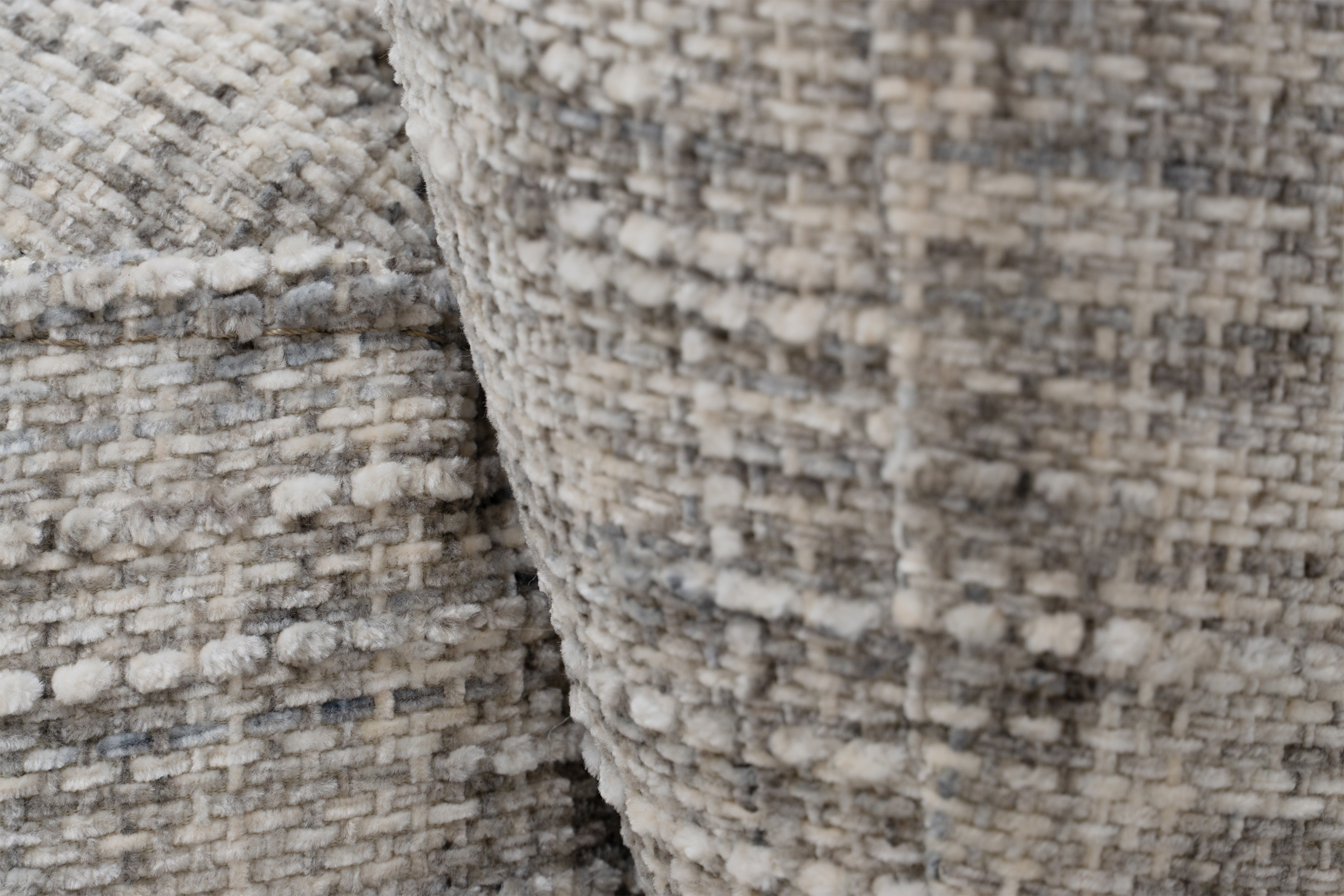 Otočné kreslo Finezal - sivá pletenina Tracy 211-12 Kreslo Finezal otočna - šedá plecionka Tracy 211-12