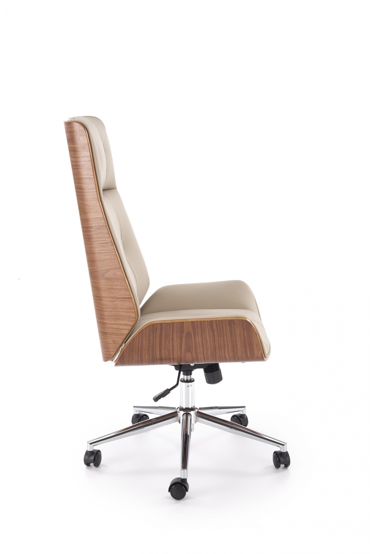 Kancelářská židle Benaro - ořech / béžová Křeslo gabinetowy Benaro obrotowy - ořech / béžová
