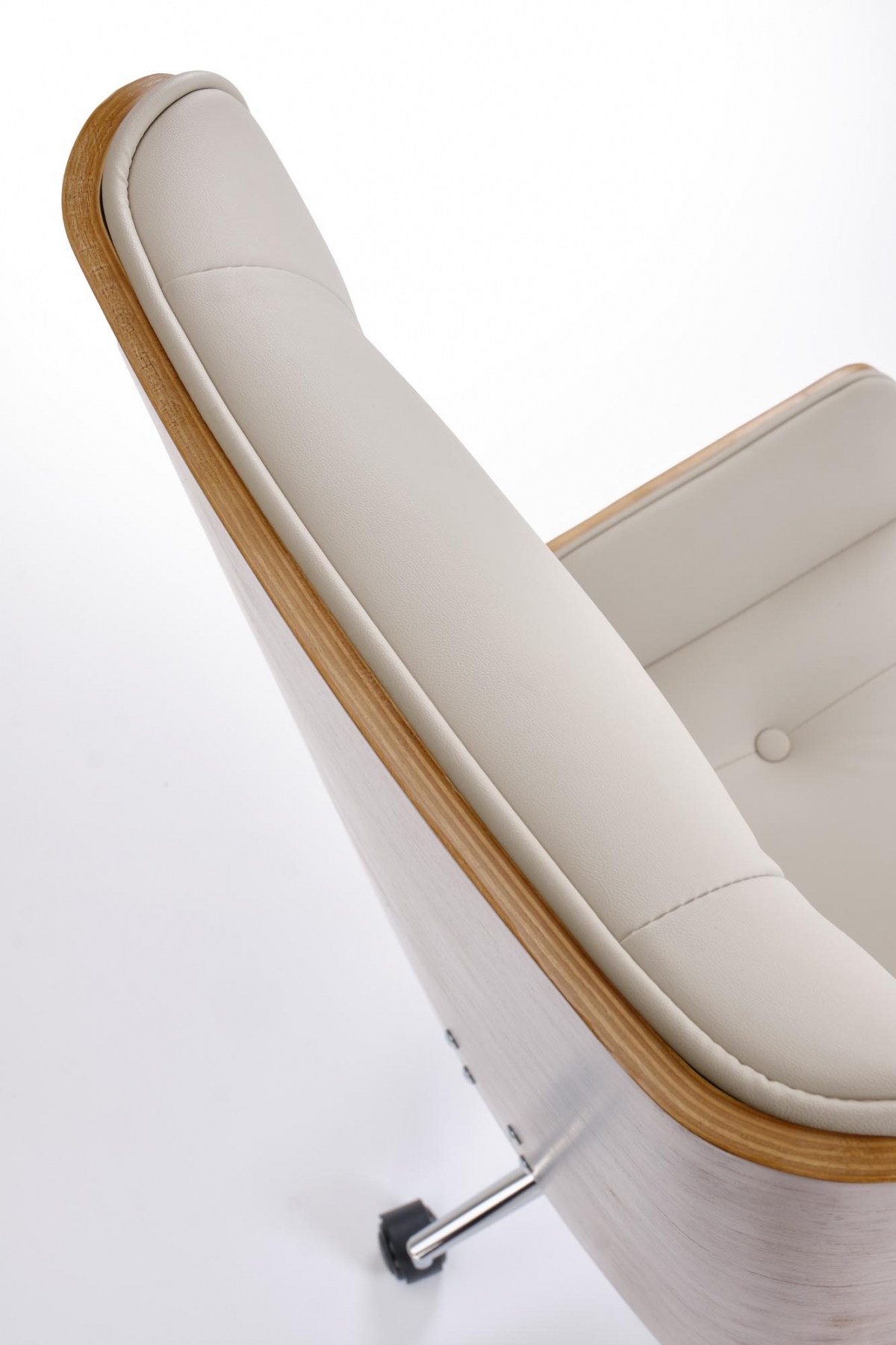 Kancelářská židle Benaro - ořech / béžová Křeslo gabinetowy Benaro obrotowy - ořech / béžová