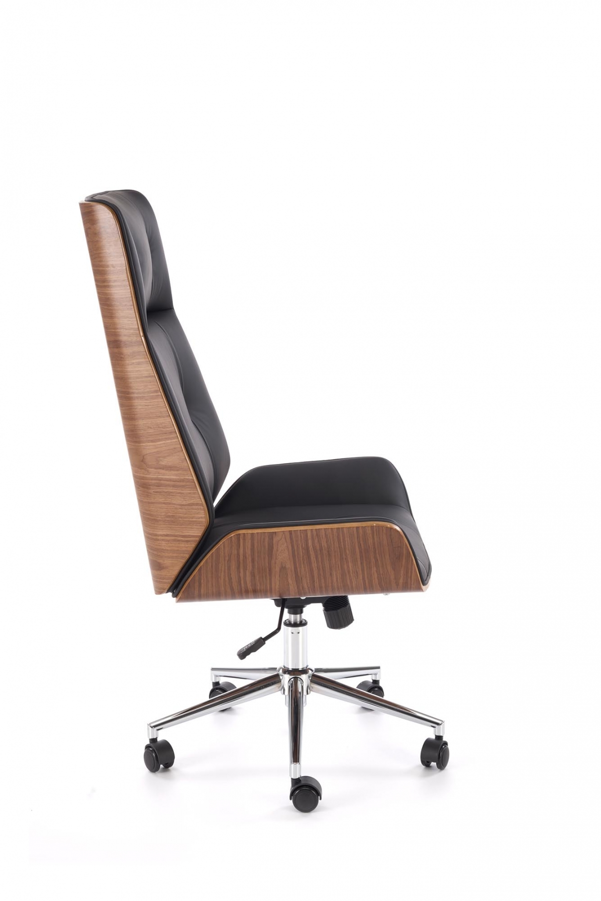 Kancelárska stolička Benaro - orech / čierna Kreslo kancelárske Benaro otočna - orech / čierny 