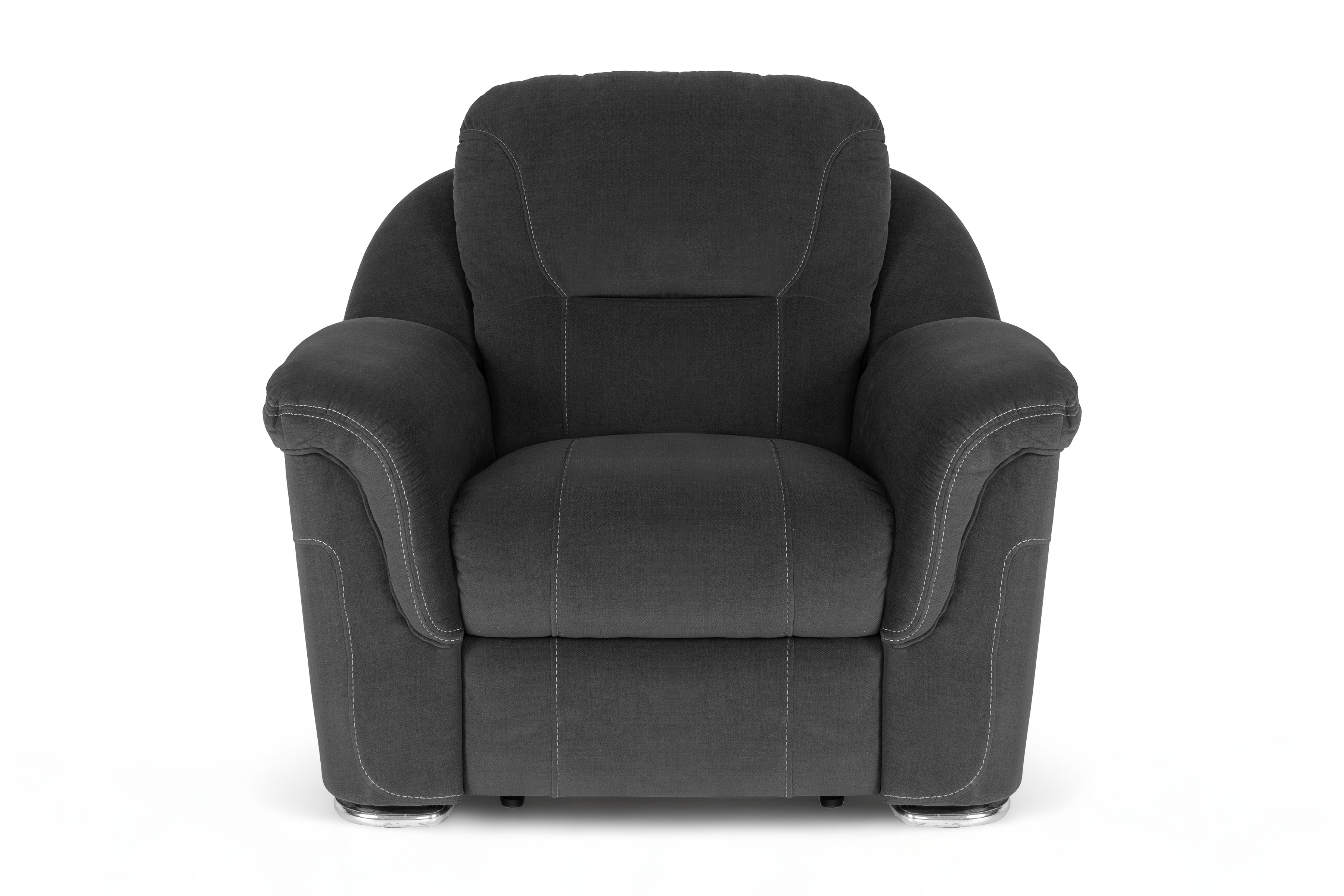 Čalouněné křeslo Malachit s manuálním rozkládáním - grafitová Orion Křeslo Malachit z manualna funkcja rozkladania - Grafitový samet orion