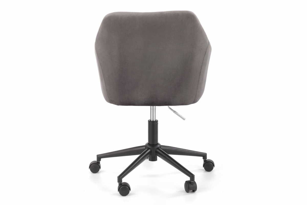 Kancelárske kreslo Folzi - sivý zamat HLR 18 Kreslo otočna Fresco z podlokietnikami - Popolový velvet