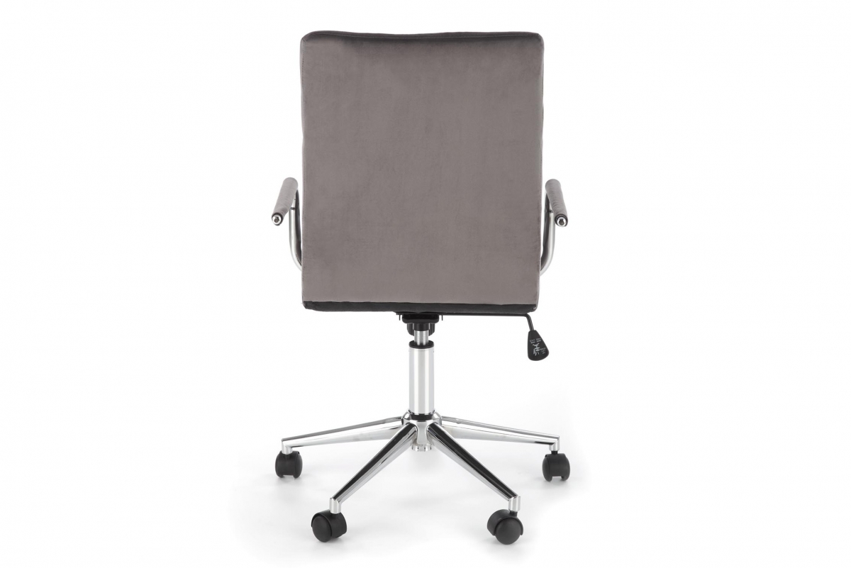 Kancelárske kreslo Silma s opierkami - sivý zamat Bluvel 14 Kreslo otočna Gonzo 4 z podlokietnikami - Popolový velvet