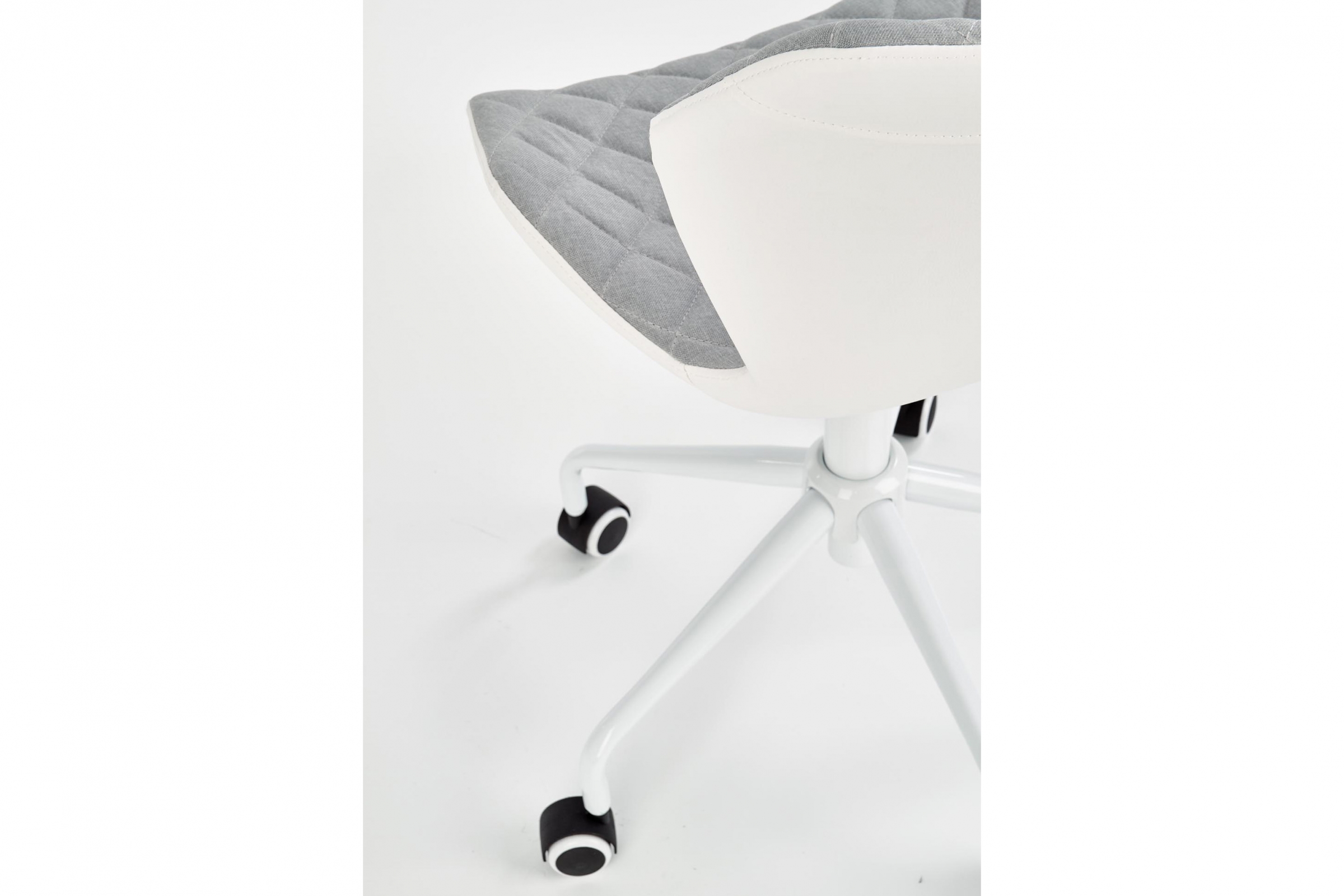 Otočné kreslo Tamajo 3 - svetlosivé / biele Kreslo otočna Matrix 3 - svetlý Popolový / Biely