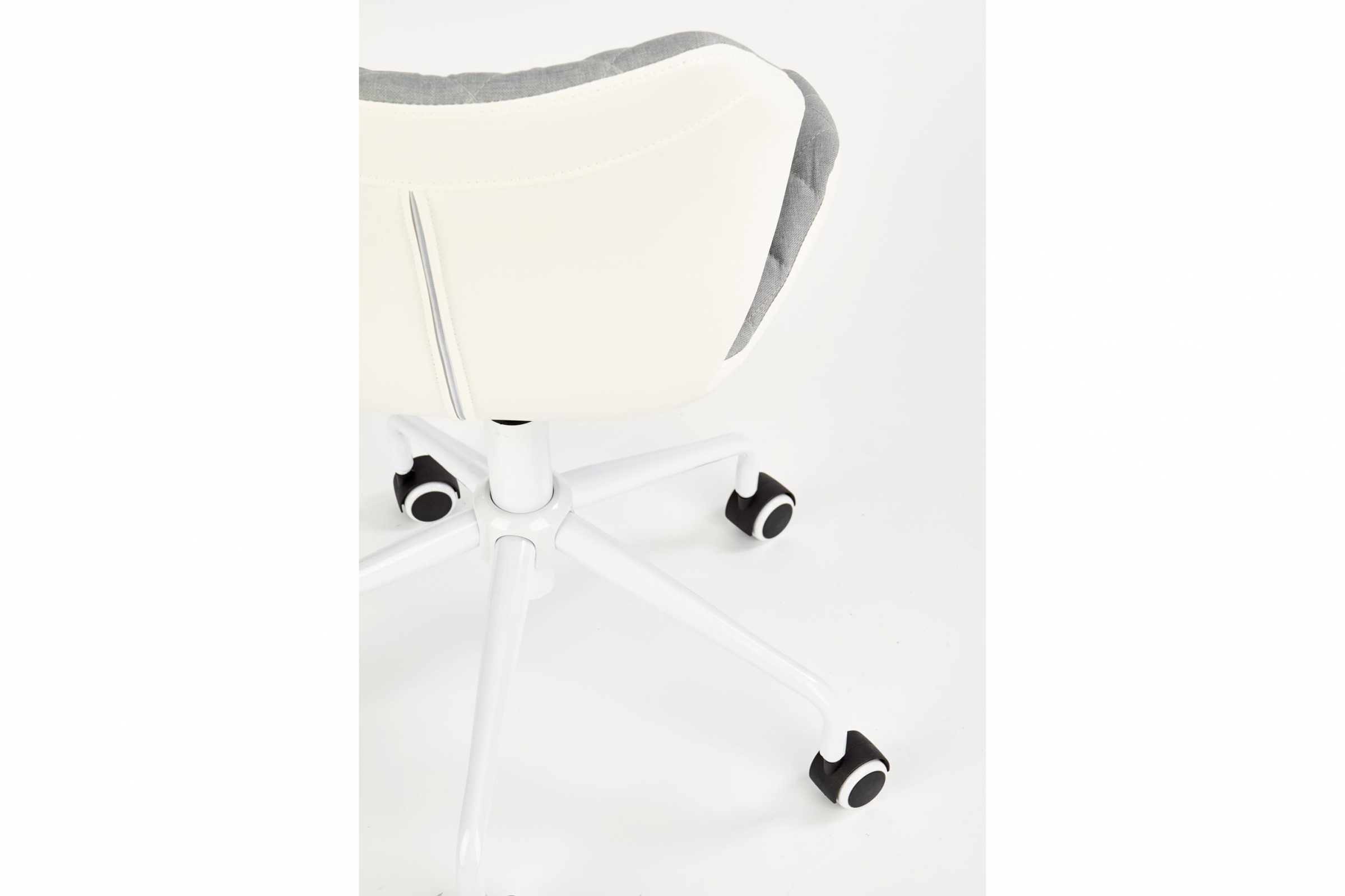 Otočné kreslo Tamajo 3 - svetlosivé / biele Kreslo otočna Matrix 3 - svetlý Popolový / Biely