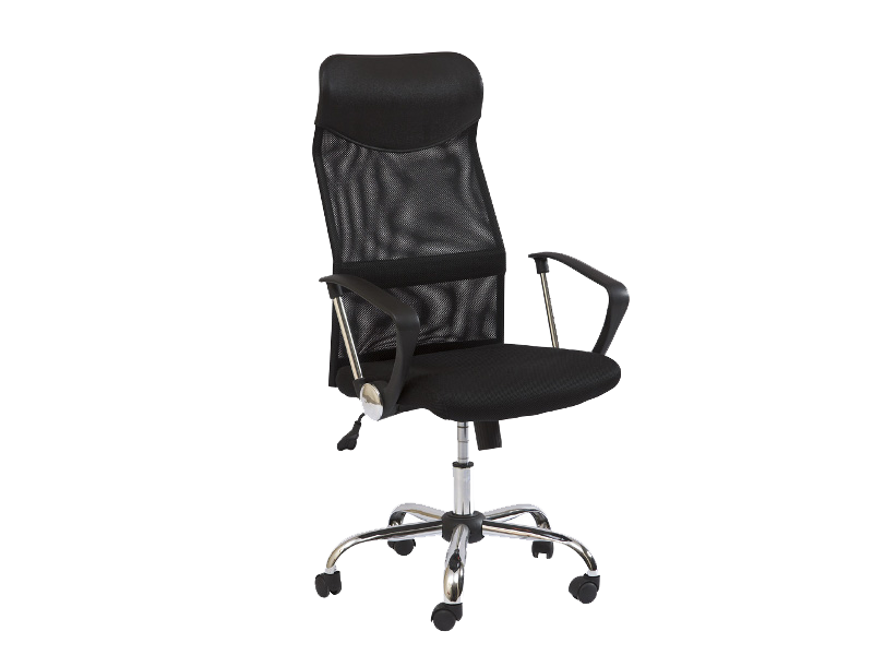 Židle kancelářská Q-025 - Černý Křeslo obrotowy q-025 - Černý