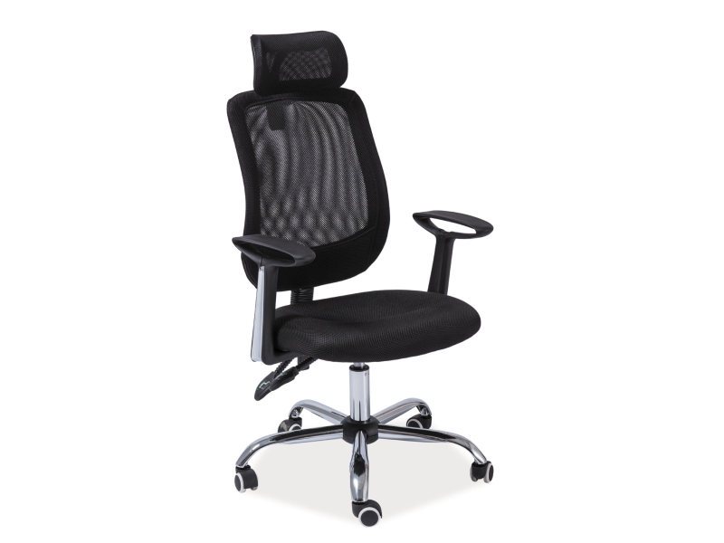 Židle kancelářská Q-118 Černý  Křeslo otočné q-118 Černý