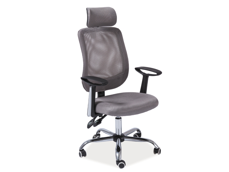 Židle kancelářská Q-118 šedý  Křeslo otočné q-118 šedý
