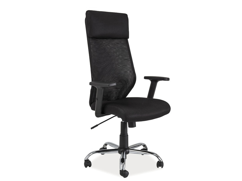 Židle kancelářská Q-211 Černá Křeslo otočné q-211 Černý