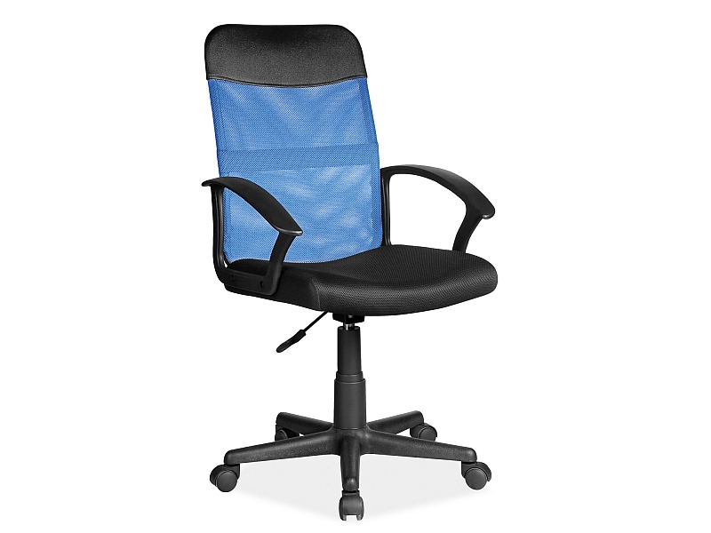 Židle kancelářská Q-702 Modrý/Černý  Křeslo otočné q-702 Modrý/Černý
