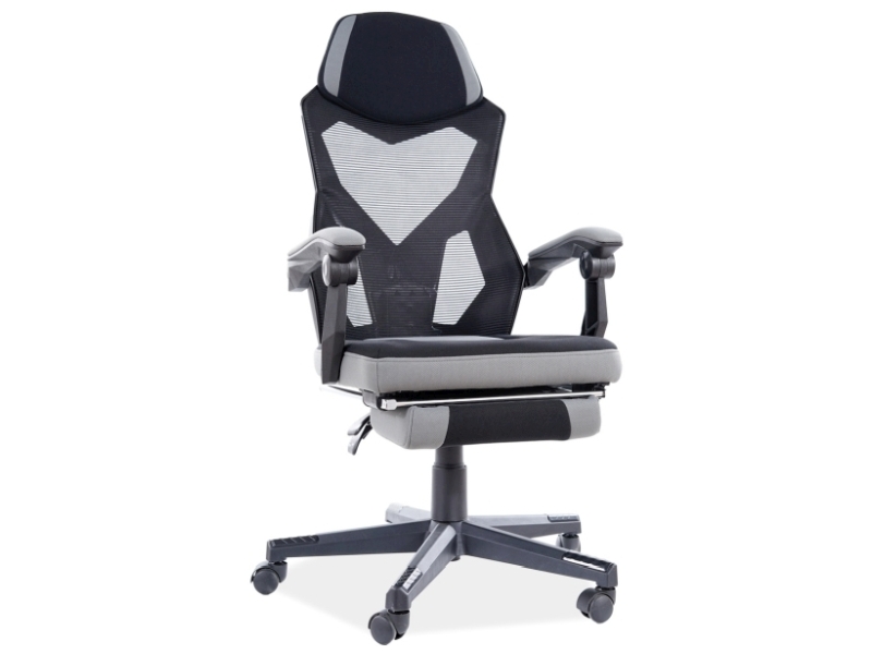 Židle kancelářská Q-939 Černý/šedý Křeslo obrotowy q-939 Černý/šedý