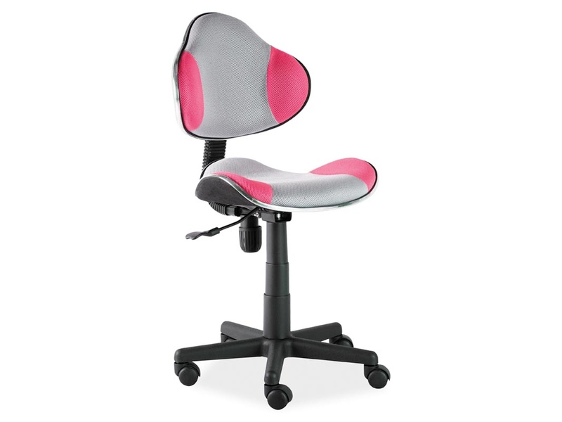 Židle kancelářská Q-G2 růžový/šedý  Křeslo obrotowy q-g2 rOZowo/šedý 