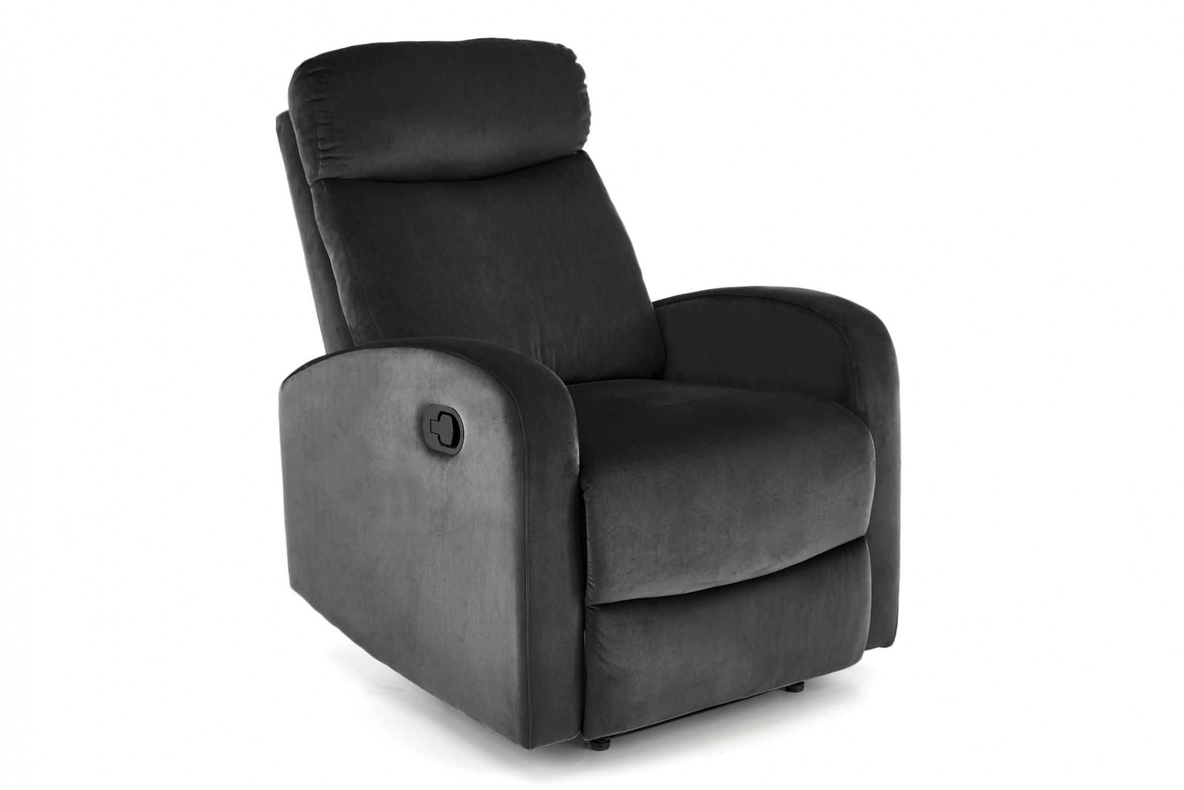 Rozkladacie kreslo Wonder s funkciou hojdania - čierny zamat Bluvel 19 Kreslo rozkladany Wonder - Čierny welwet Bluvel 19