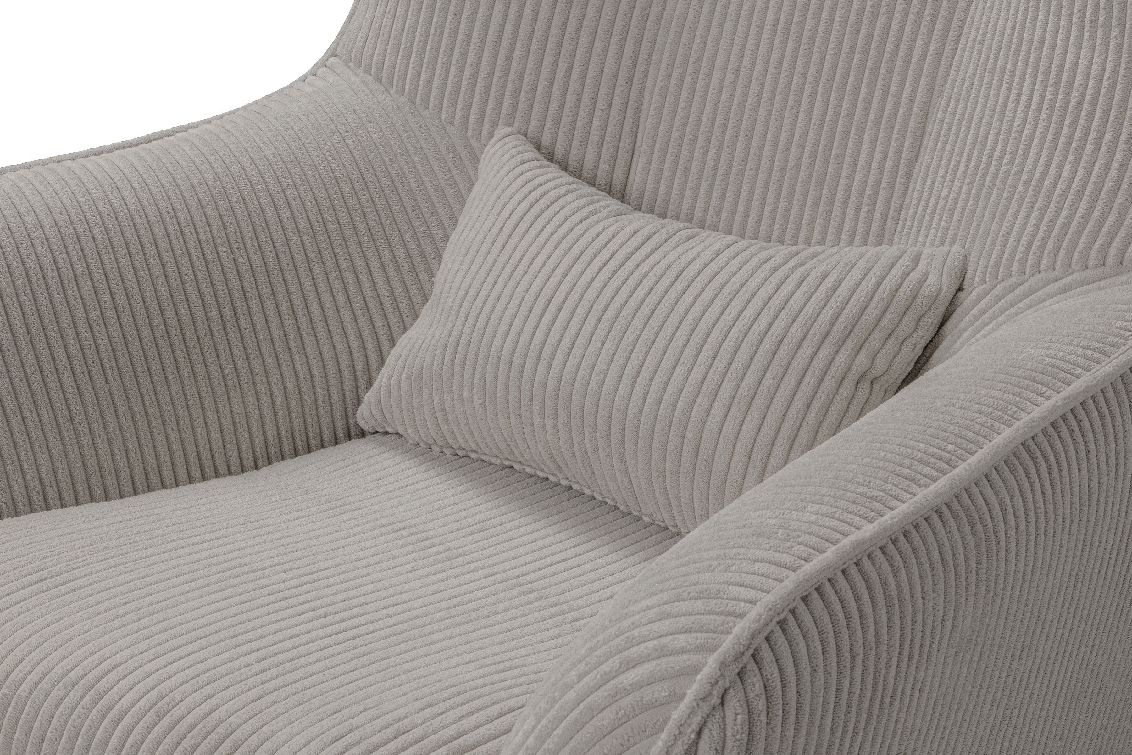 Křeslo ušák Dylian - béžový manšestr Poso 02 / nohy venge Křeslo Ušák Dylian na drewnianych nogach - béžový manšestr Poso 02 / Nohy Venge