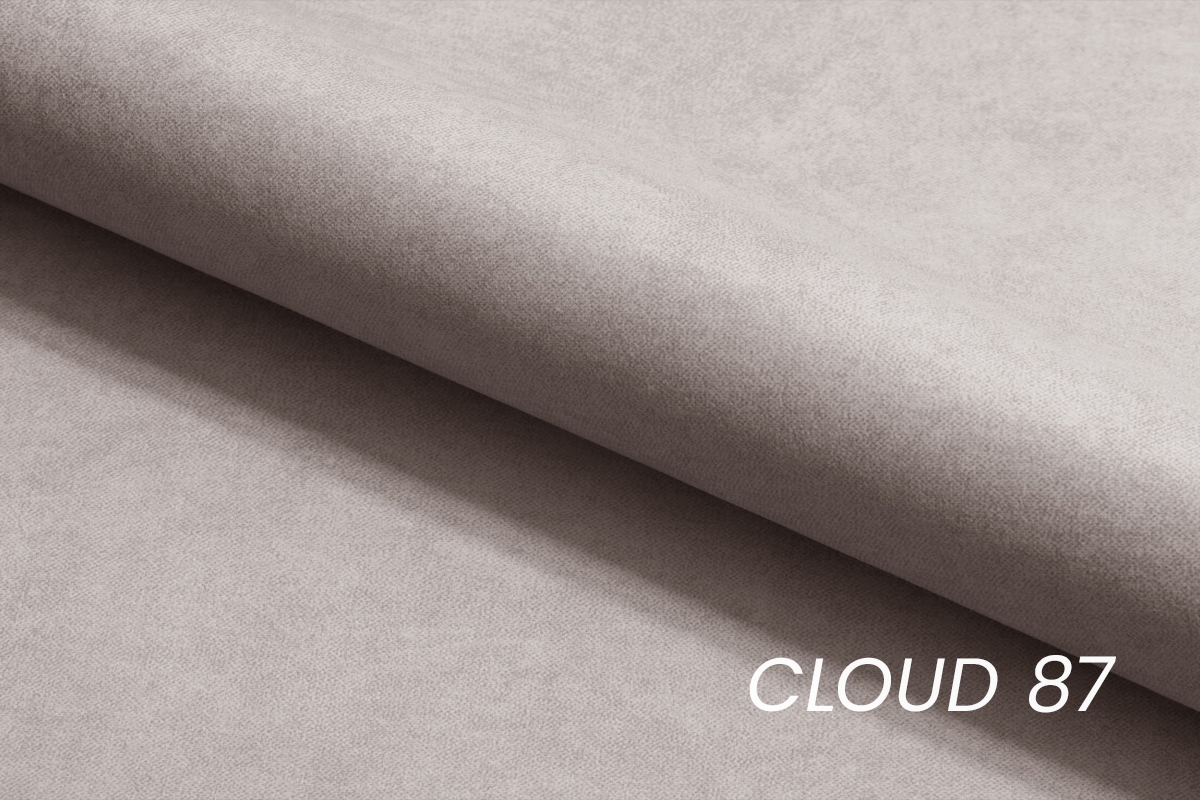 Křeslo ušák Nordic - šedý snadno čistitelný velvet Cloud 87 / nožky buk Křeslo Ušák Skandynawski Nordic - šedá welwet snadno čistitelný Cloud 87 / buk 