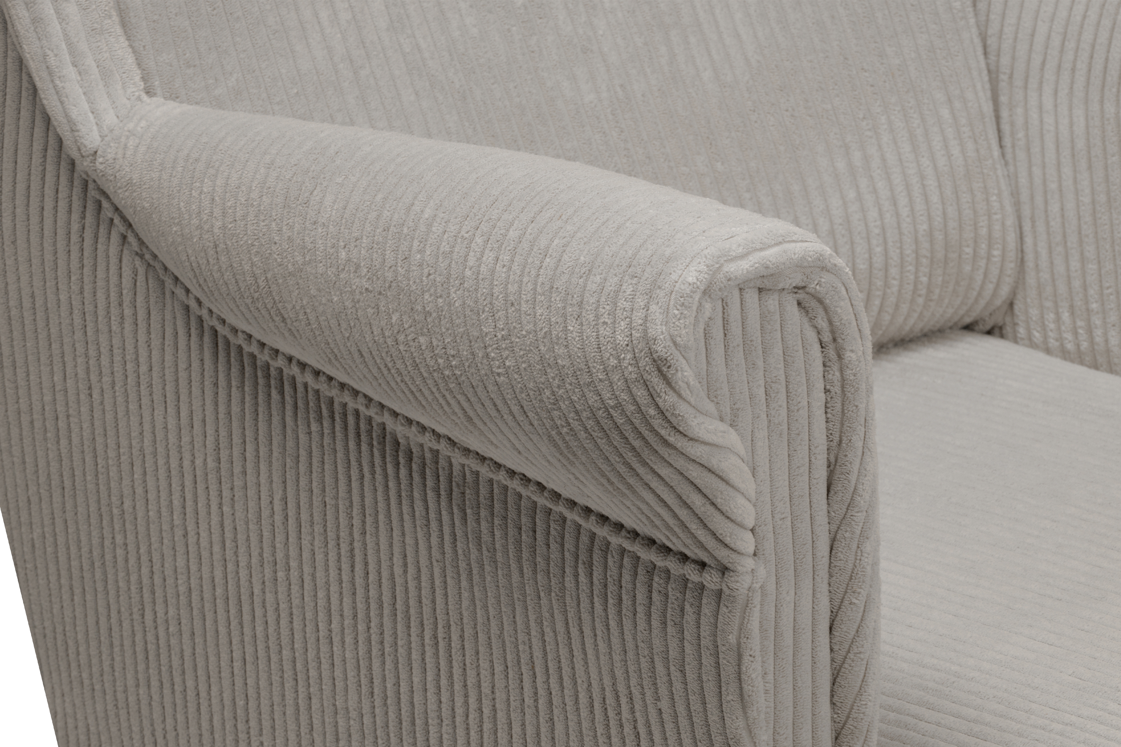 Křeslo ušák Vilano - béžový manšestr Poso 2 / nohy buk Křeslo Ušák Vilano - béžový manšestr Poso 2 / Nohy buk 