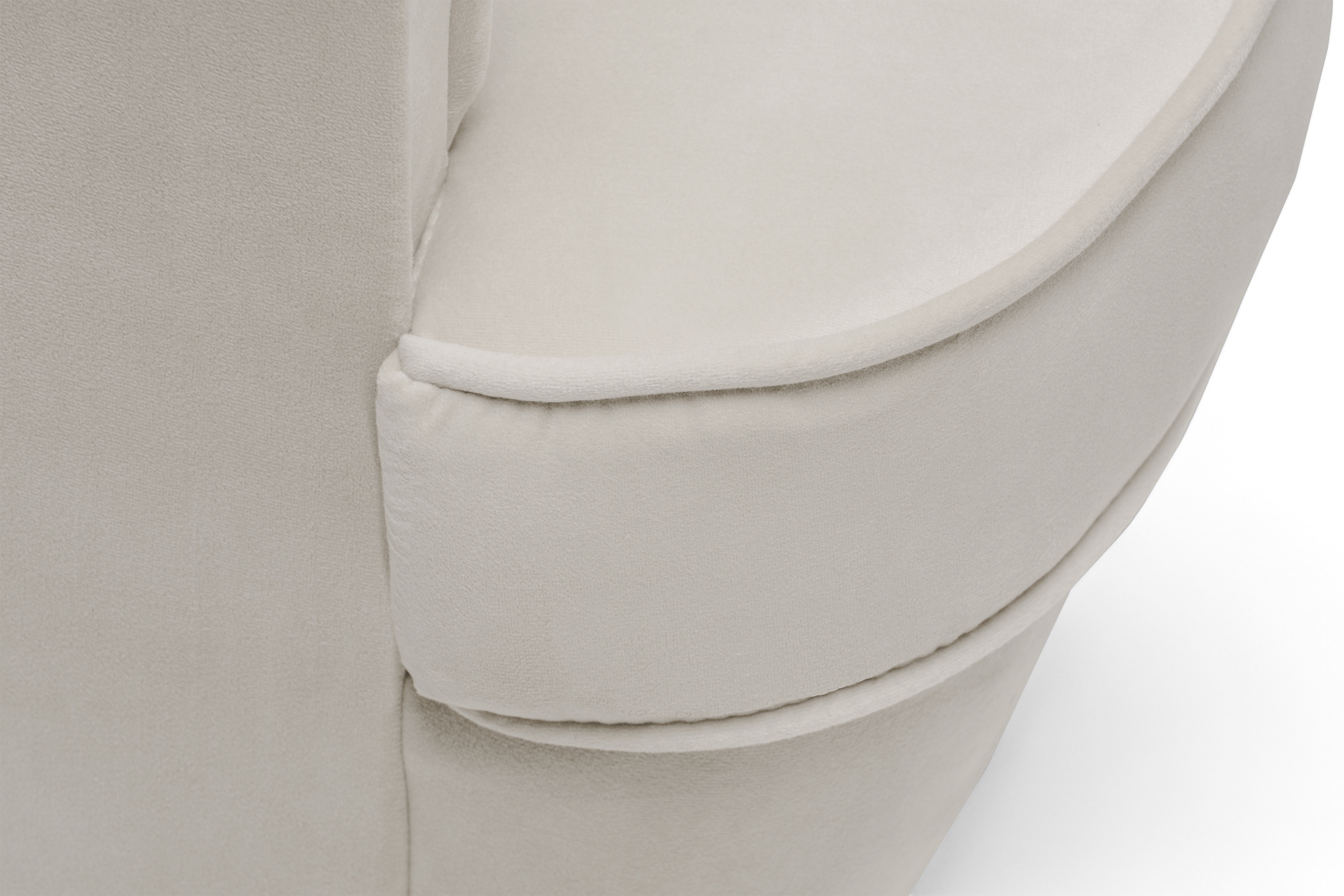 Křeslo ušák Vilano - béžový samet Velluto 2 / nohy venge Křeslo Ušák Vilano - béžový welwet Velluto 2 / Nohy Venge 