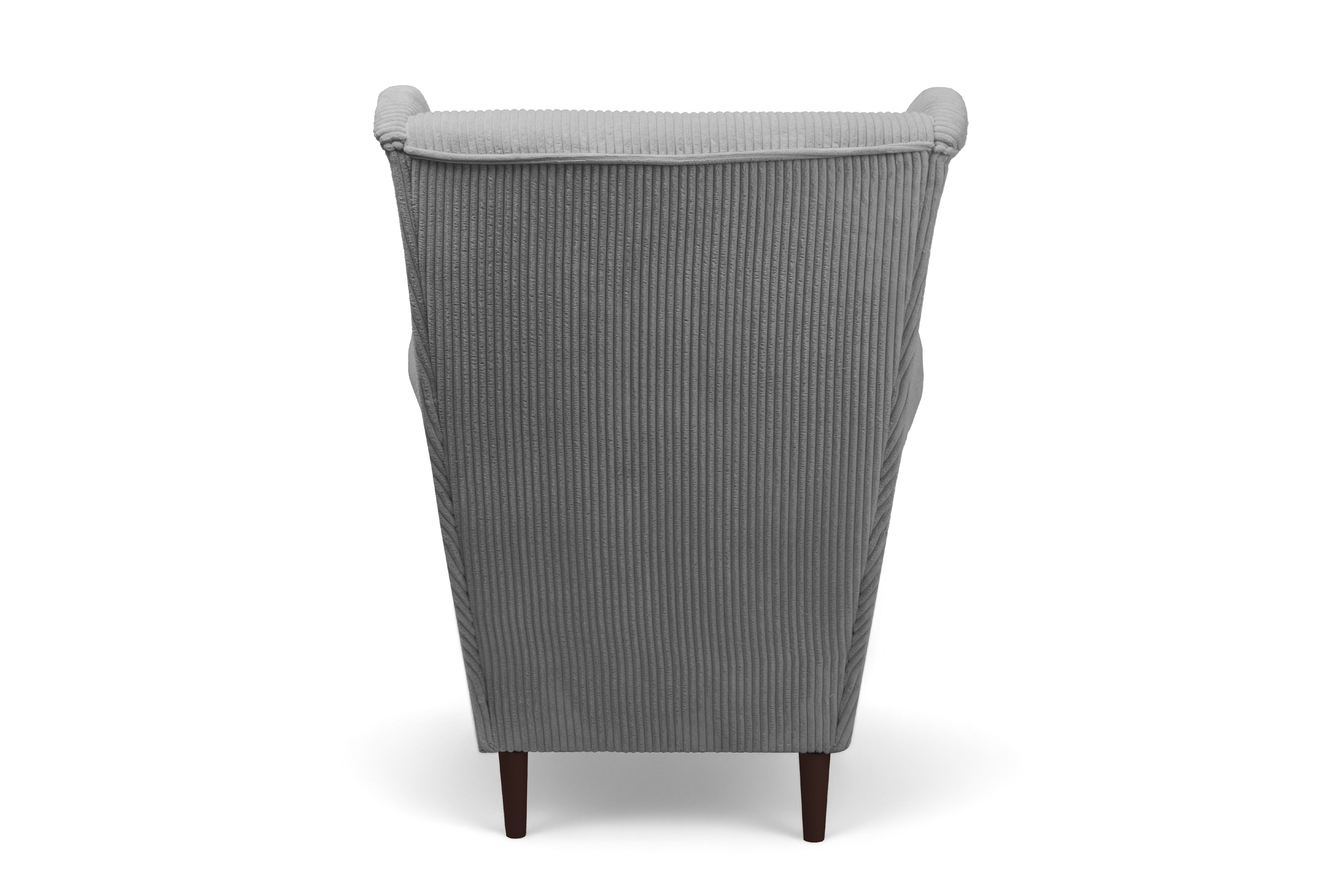 Křeslo ušák Vilano - popelový manšestr Poso 55 / nohy venge Křeslo Ušák Vilano - Popelový manšestr Poso 55 / Nohy Venge 