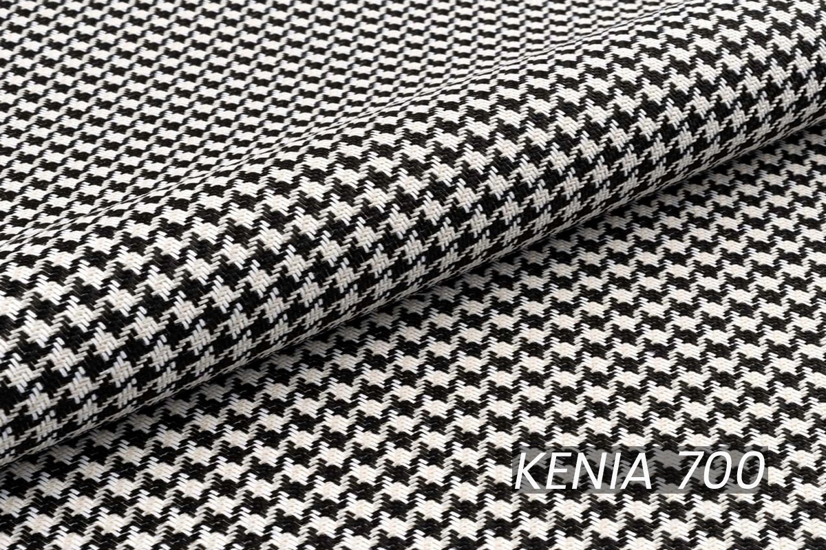 Křeslo ušák Vilano - vzor pepitka Kenia 700 / nohy buk Křeslo Ušák Vilano - wzor pepitka Kenia 700, Nohy buk