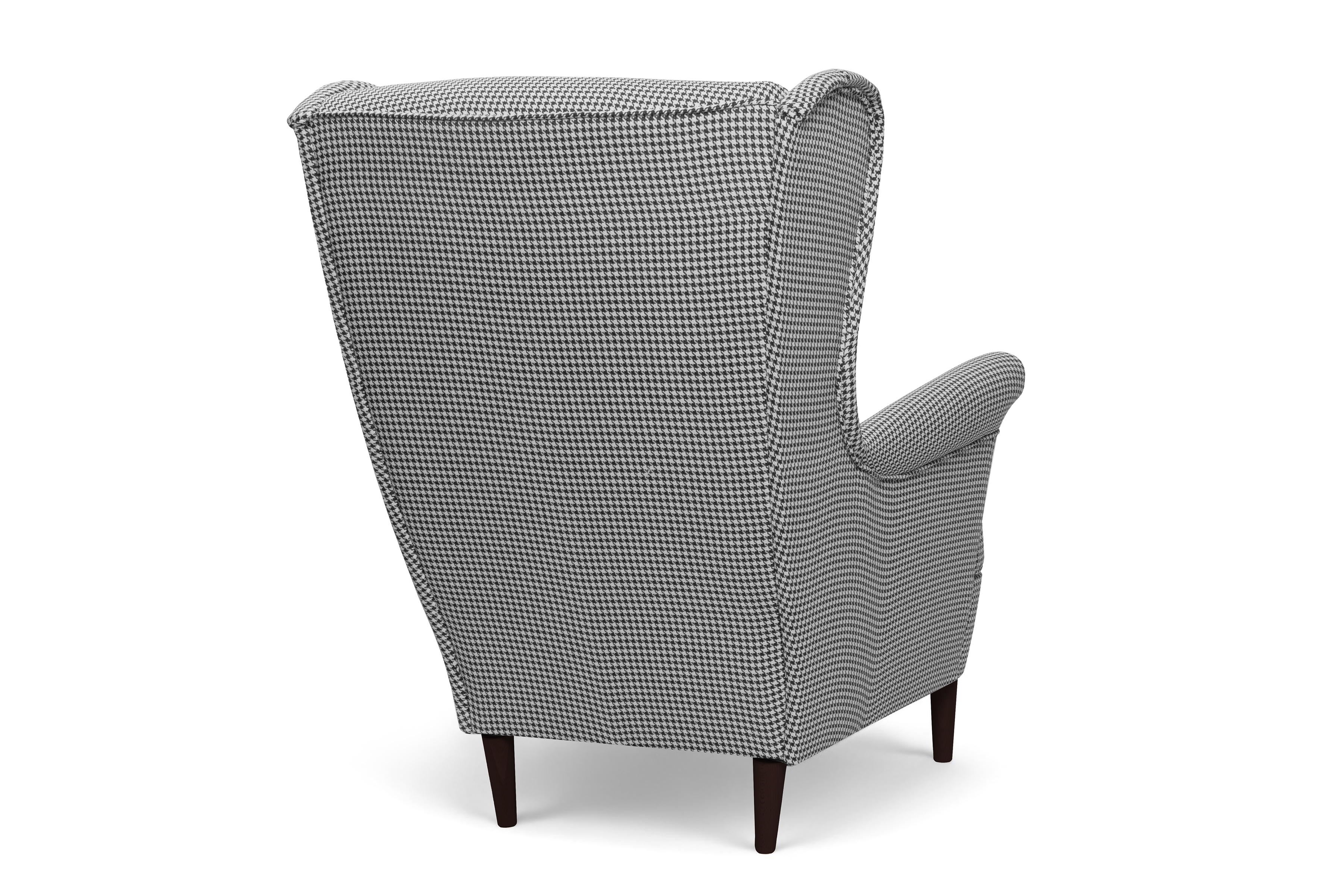 Křeslo ušák Vilano - vzor Kenia 700 / nohy venge Křeslo Ušák Vilano - wzor pepitka Kenia 700, Nohy Venge