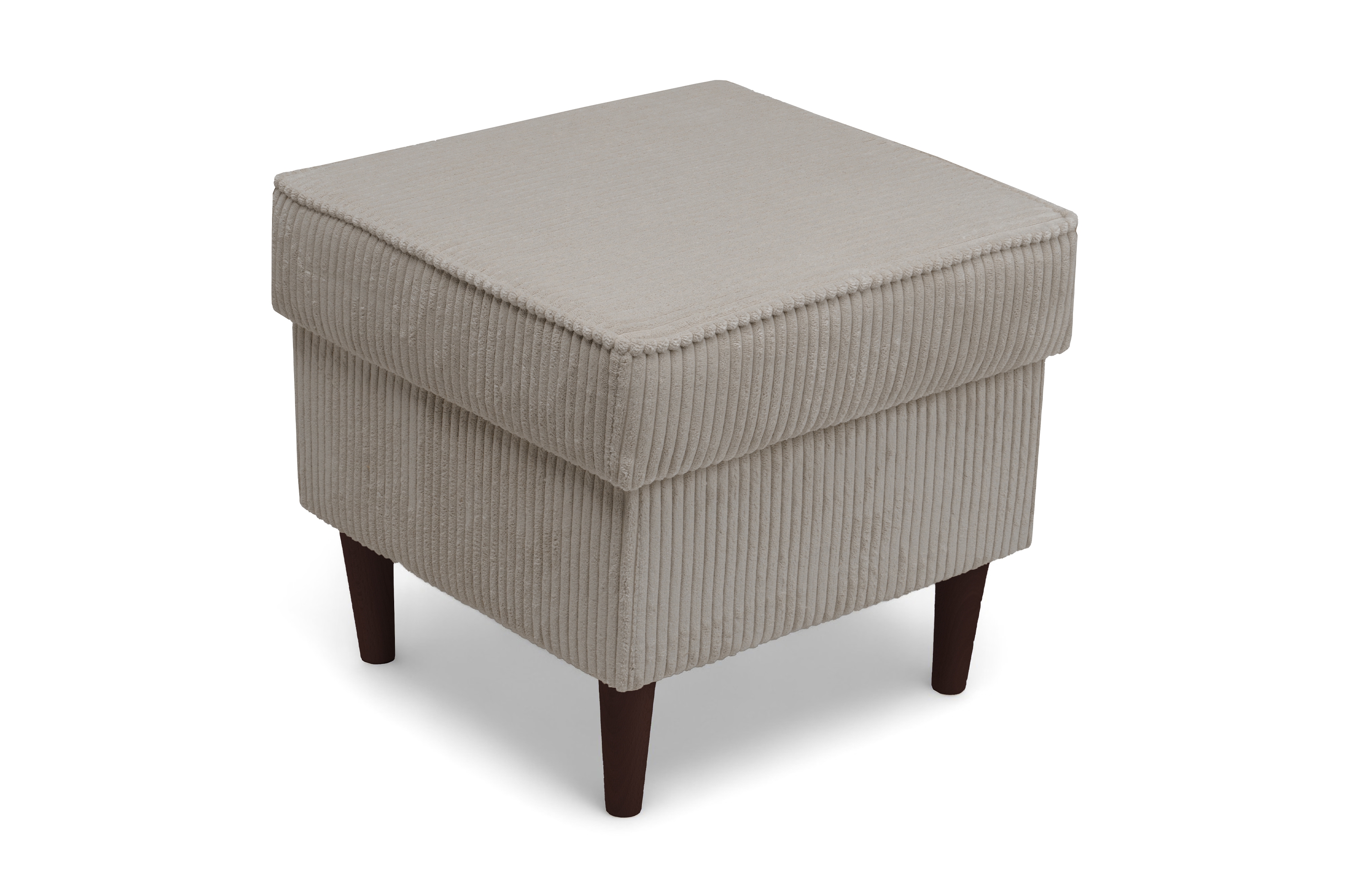 Křeslo ušák Vilano s podnožkou - béžový manšestr Poso 2 / nohy venge Křeslo Ušák Vilano z podnozkiem - béžový manšestr Poso 2 / Nohy Venge 