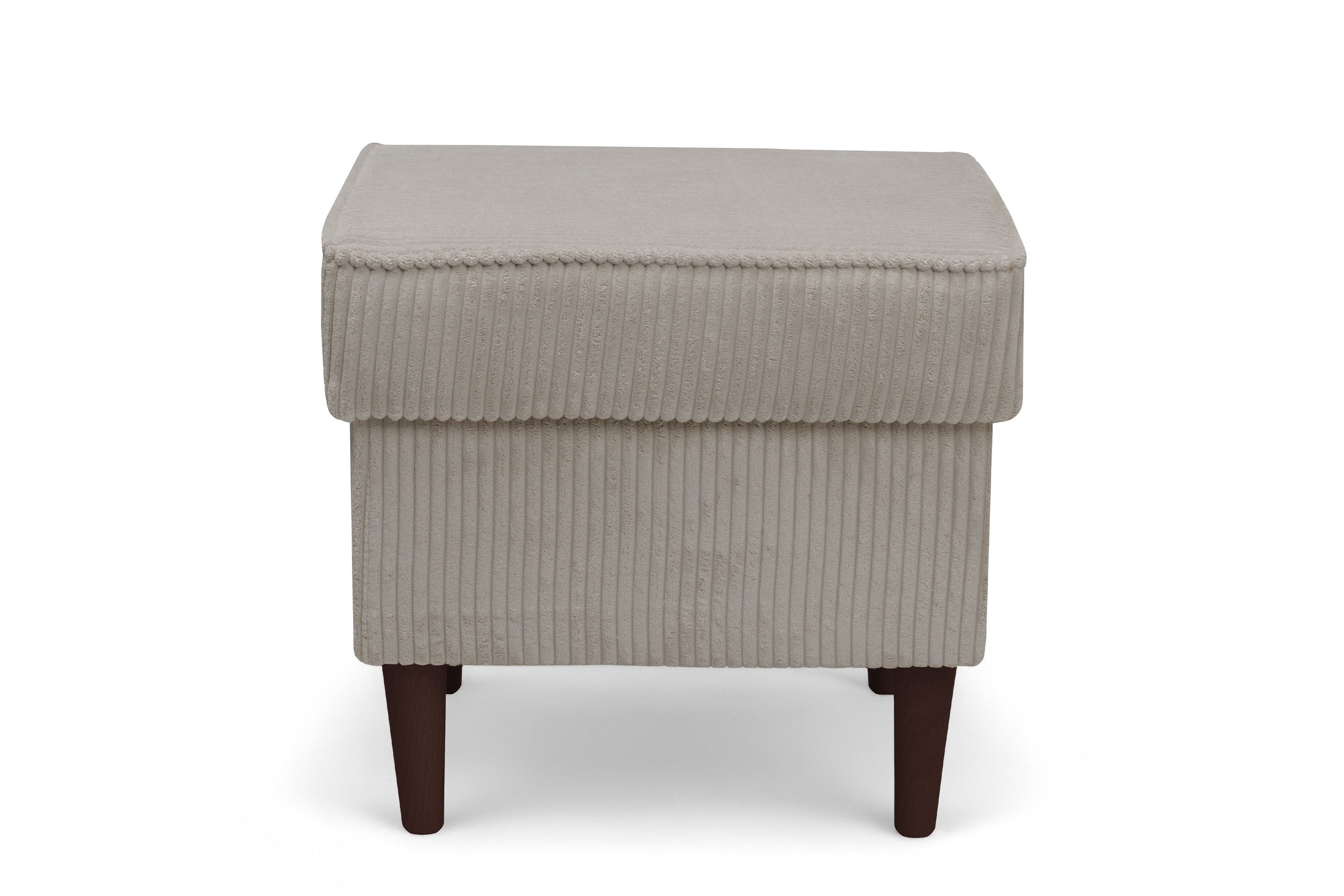 Křeslo ušák Vilano s podnožkou - béžový manšestr Poso 2 / nohy venge Křeslo Ušák Vilano z podnozkiem - béžový manšestr Poso 2 / Nohy Venge 