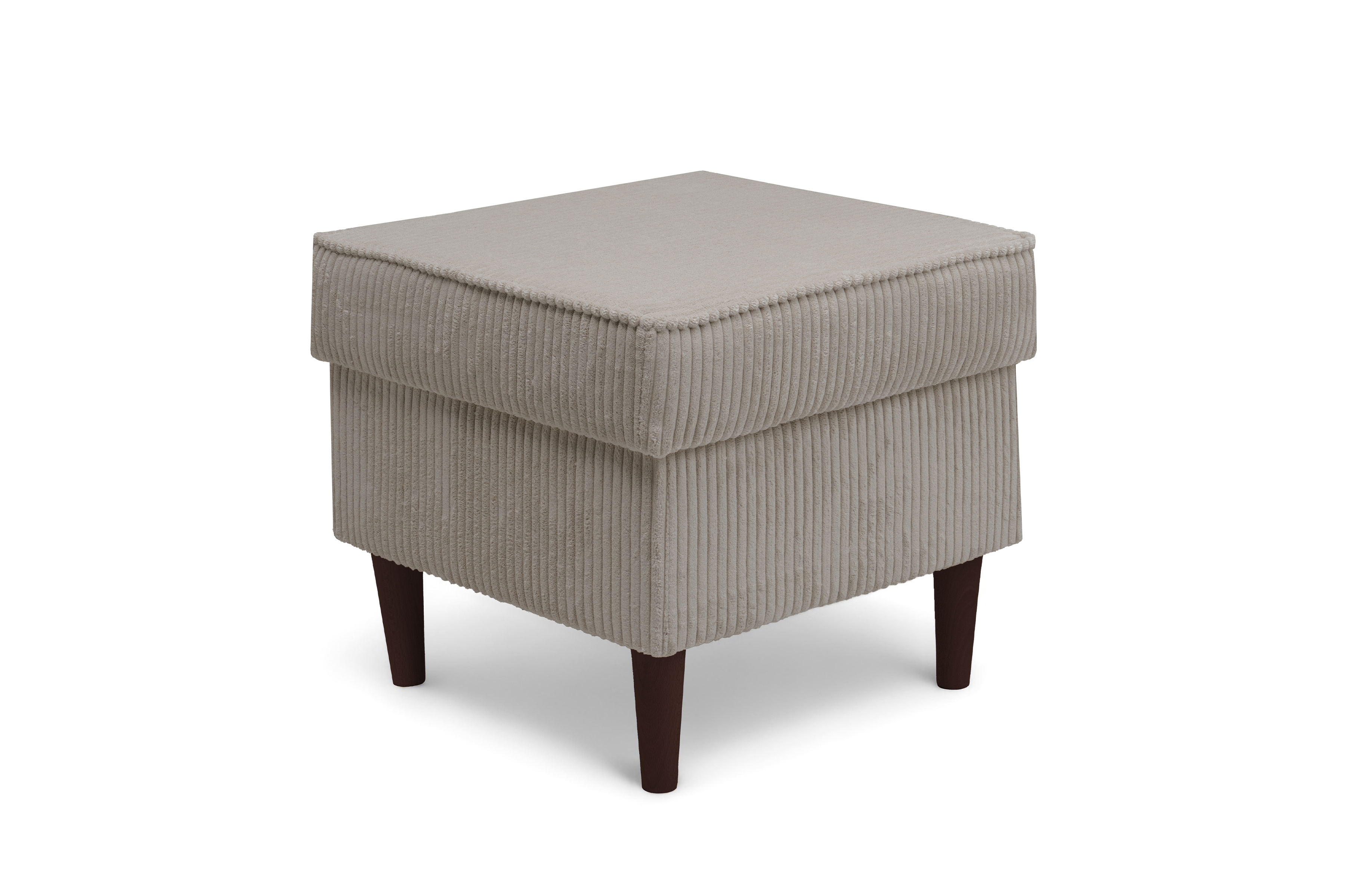 Křeslo ušák Vilano s podnožkou - béžový manšestr Poso 2 / nohy venge Křeslo Ušák Vilano z podnozkiem - béžový manšestr Poso 2 / Nohy Venge 