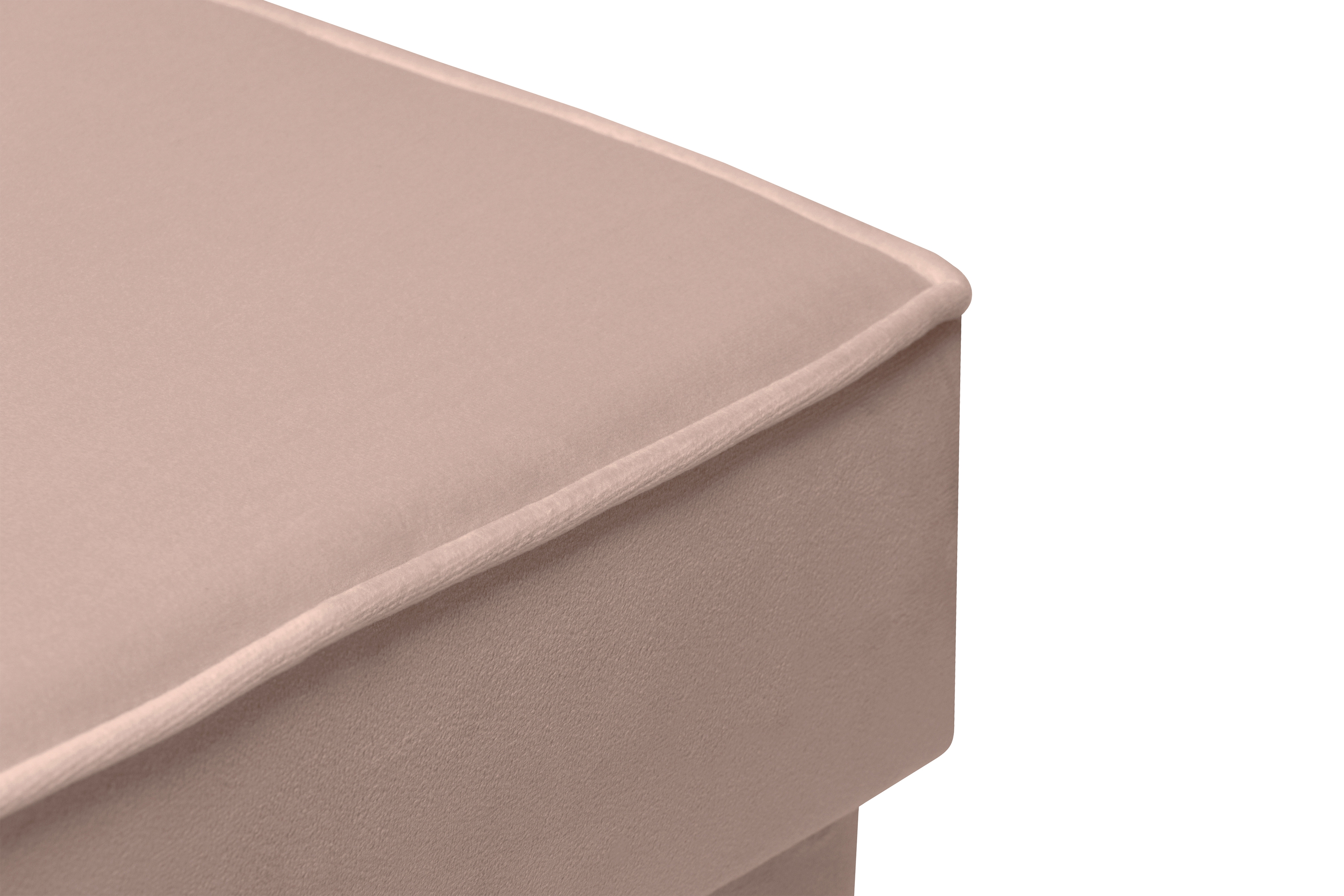 Křeslo ušák Vilano s podnožkou - růžový hydrofobní samet Matt Velvet 61 / nohy venge Křeslo Ušák Vilano z podnozkiem - Růžová samet hydrofobní  Matt Velvet 61 / Nohy Venge 