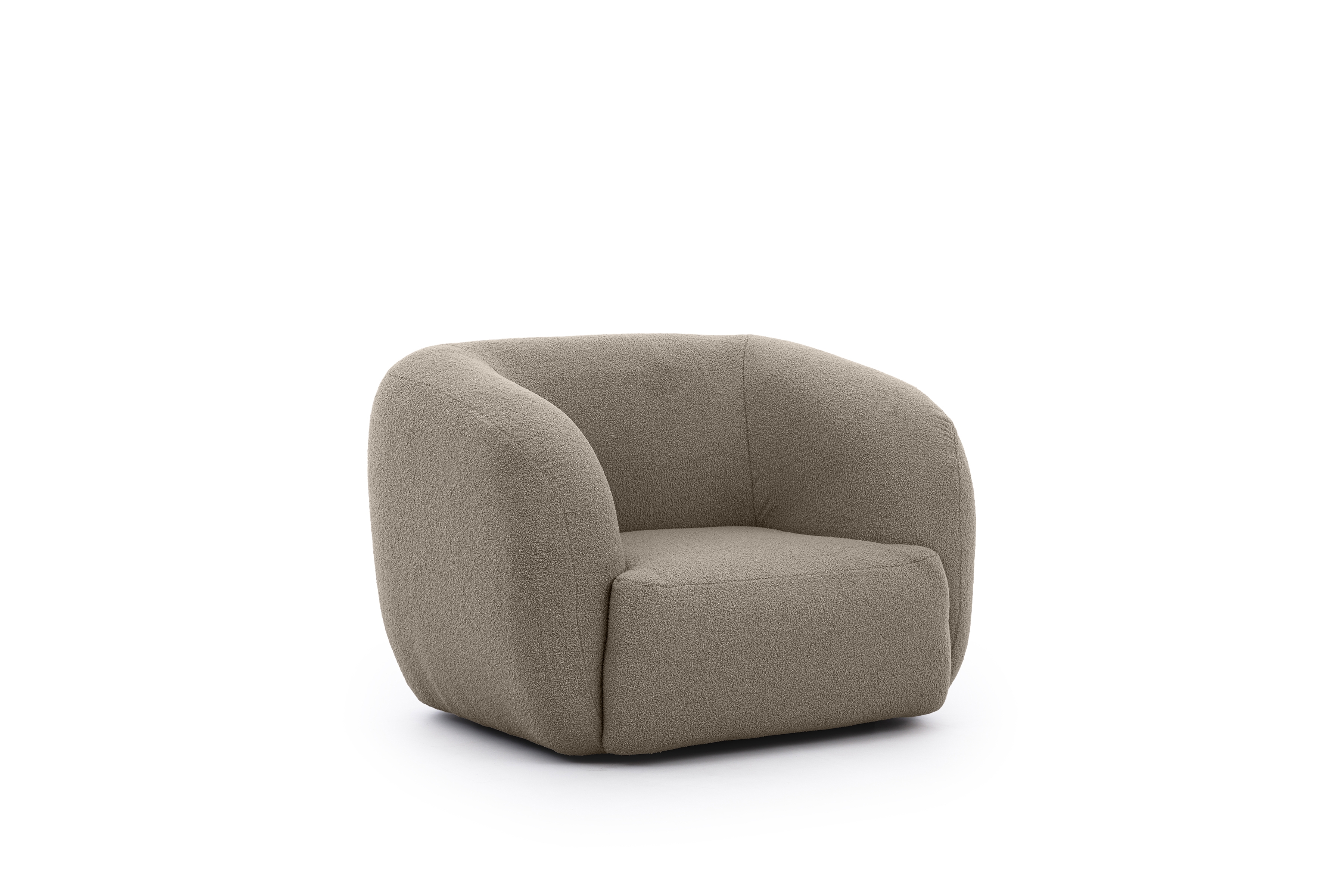 Křeslo čalouněné Dalin - hnědá Lambi 3 Křeslo čalouněná Dalin - hnědá bucla Lambi 3