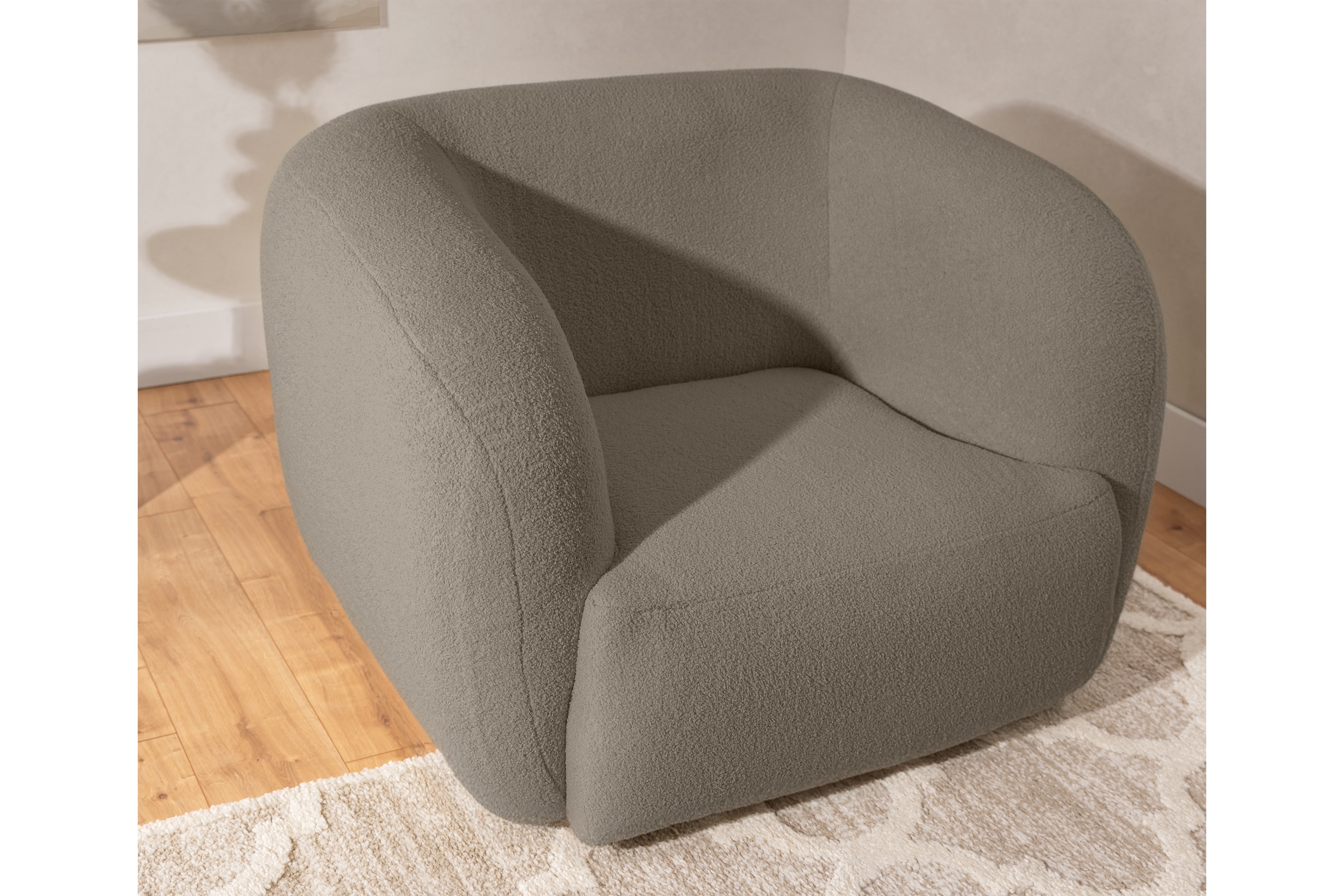 Křeslo čalouněné Dalin - hnědá Lambi 3 Křeslo čalouněná Dalin - hnědá bucla Lambi 3