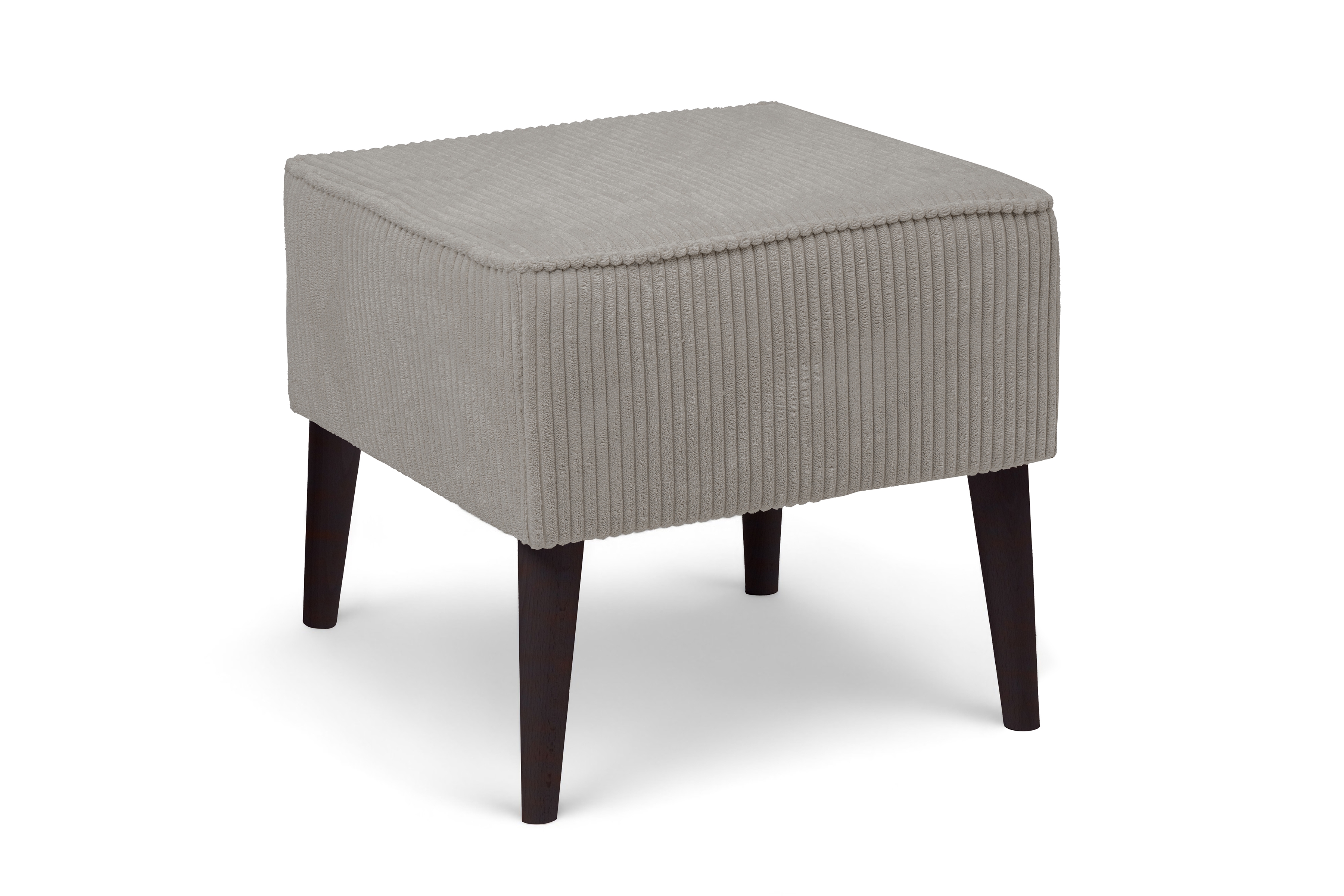 Relaxační křeslo Dylian s podnožkou - béžový manšestr Poso 02 / nohy venge Křeslo odpočinkové Dylian z podnozkiem - béžový manšestr Poso 02 / Nohy Venge