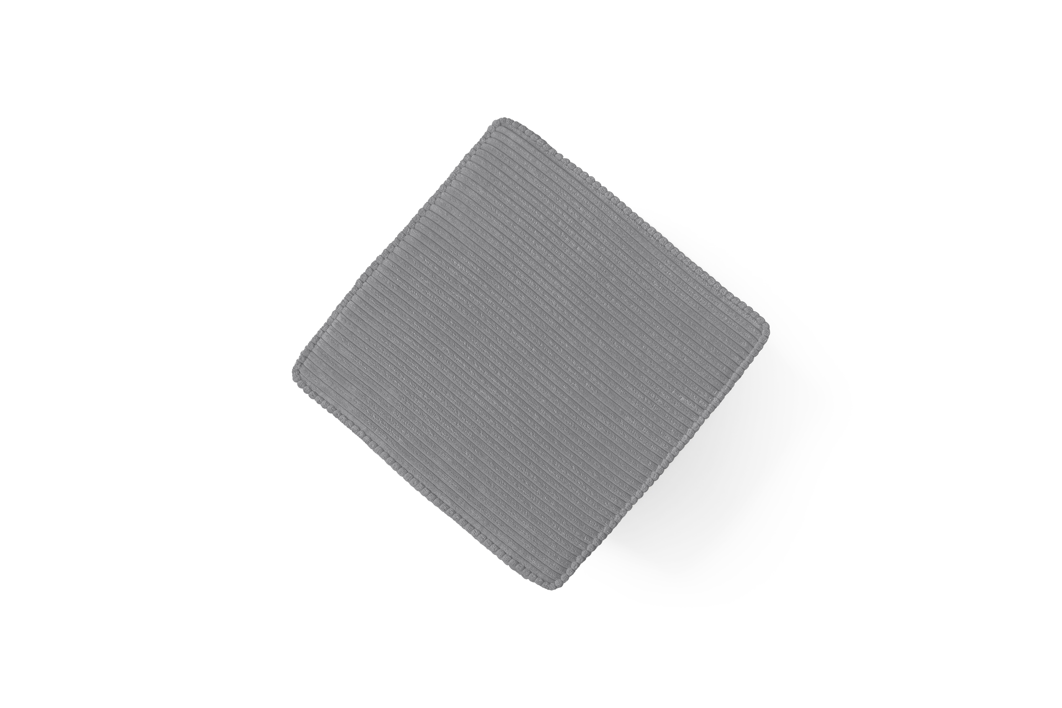 Relaxační křeslo Dylian s podnožkou - šedý manšestr Poso 55 / nohy venge Křeslo odpočinkové Dylian z podnozkiem - šedý manšestr Poso 55 / Nohy Venge