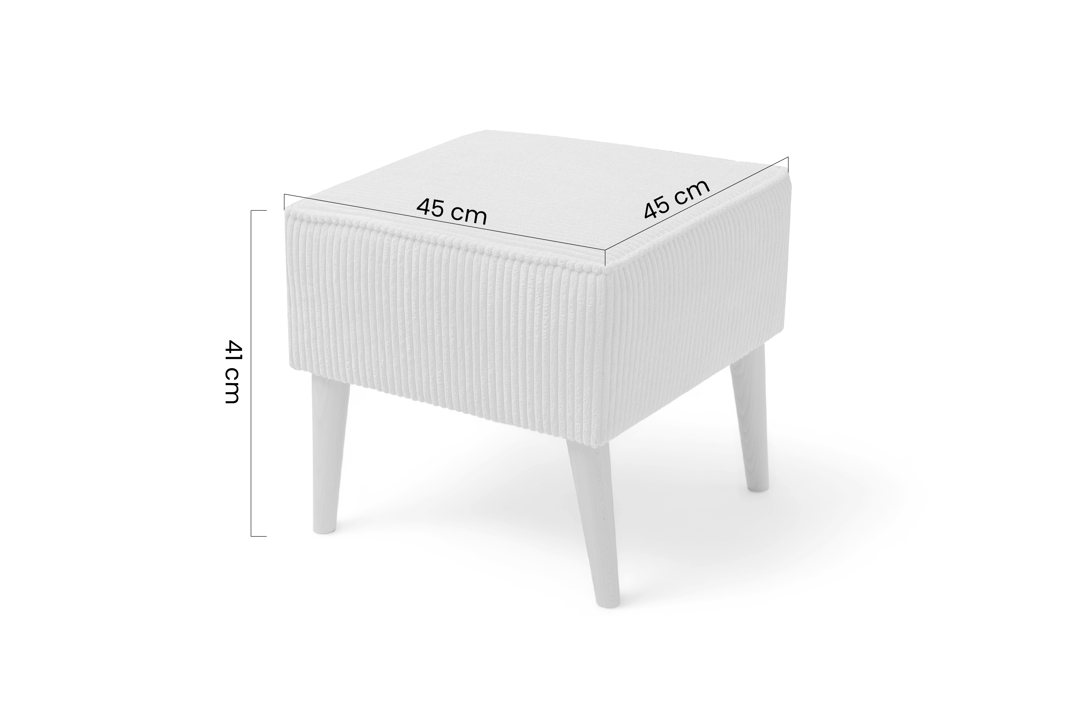 Relaxační křeslo Dylian s podnožkou - zelený manšestr Poso 14 / nohy venge Křeslo čalouněná Dylian z podnozkiem - zelená manšestr Poso 14 / Nohy wenge
