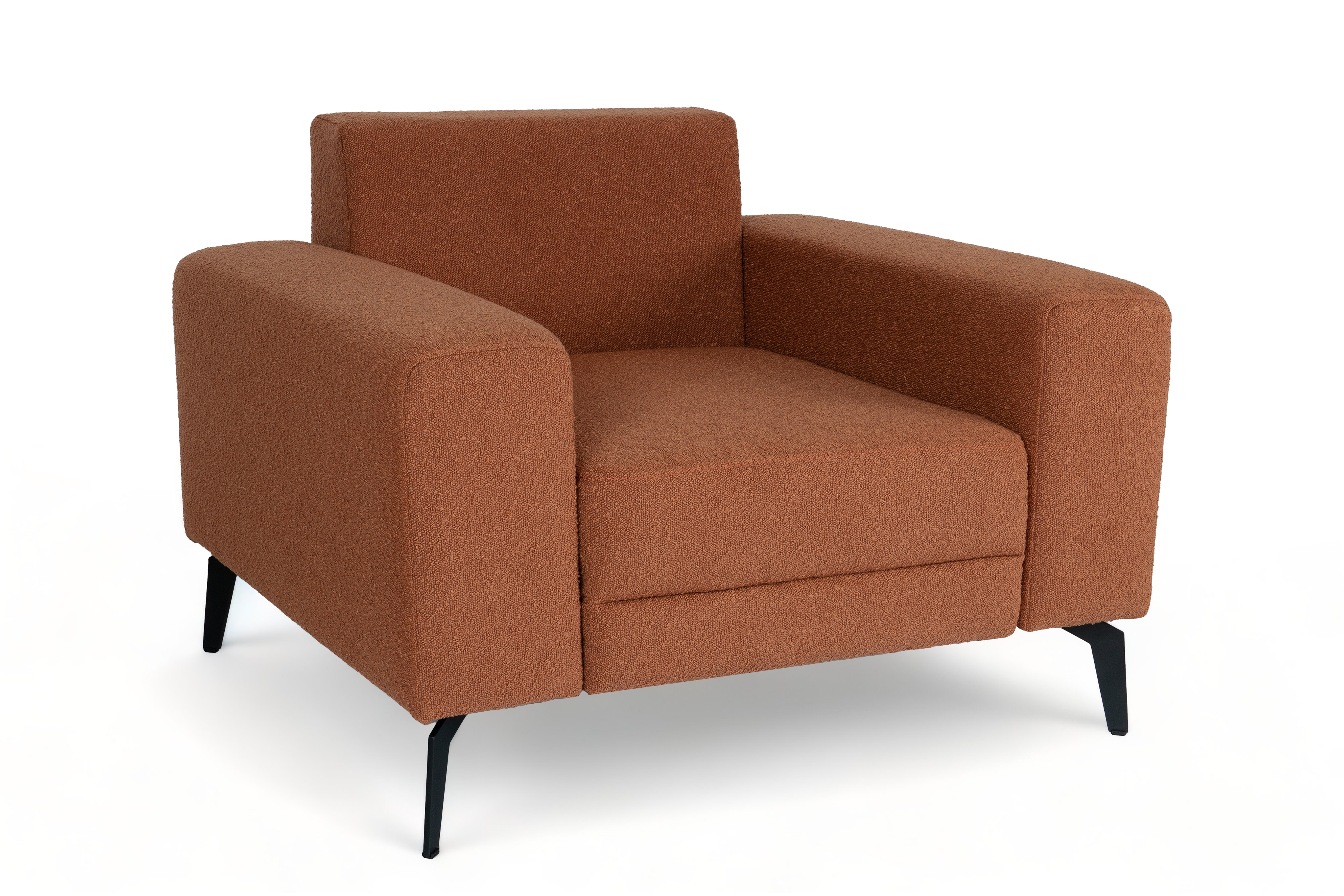 Kreslo odpočinkové Elentio - ruda boucle Baloo 2078 - Limitovaná ponuka Kreslo odpočinkové Elentio - ruda boucle Baloo 2078